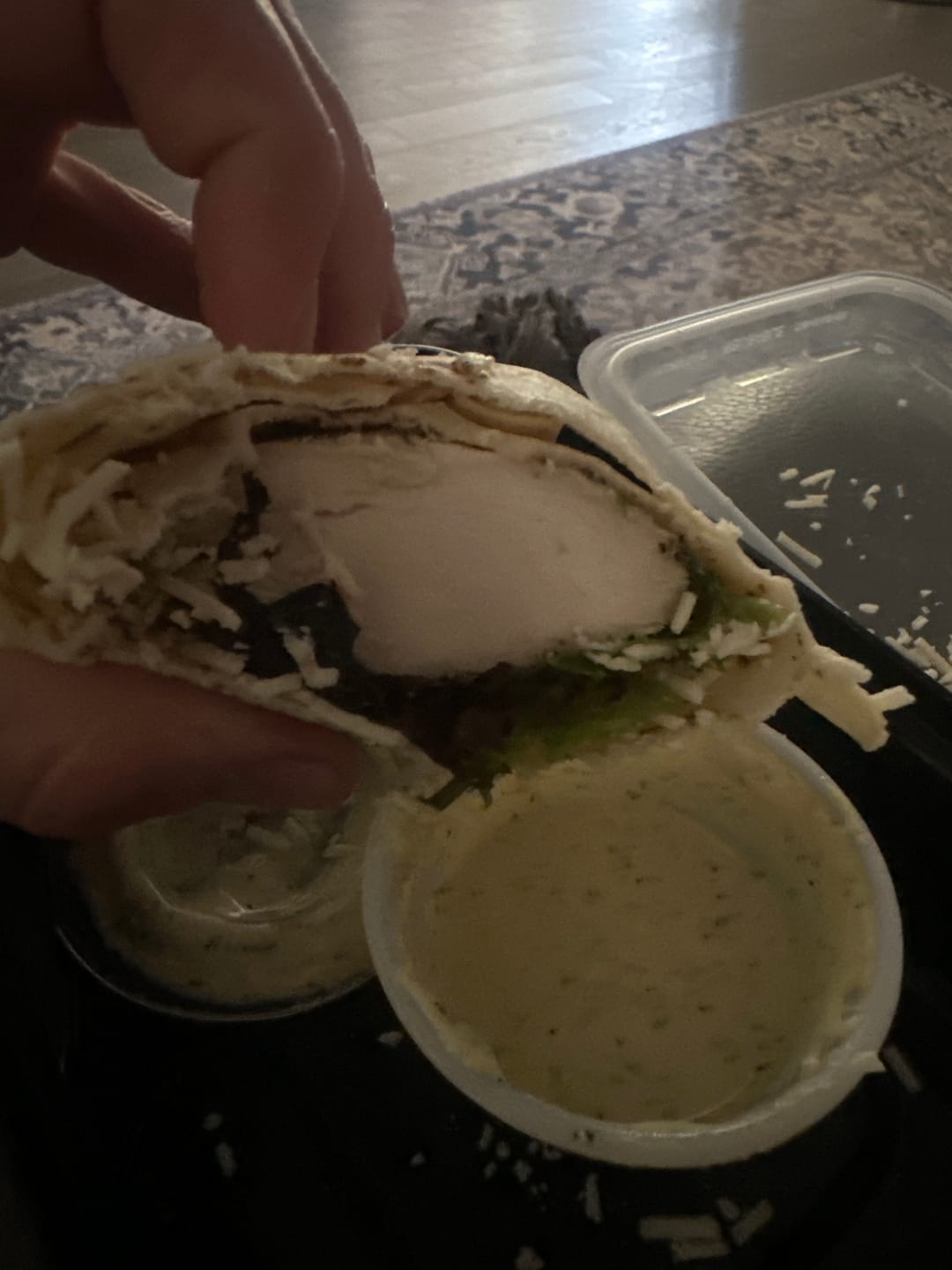 Customer photo review of Hail Caesar Wrap