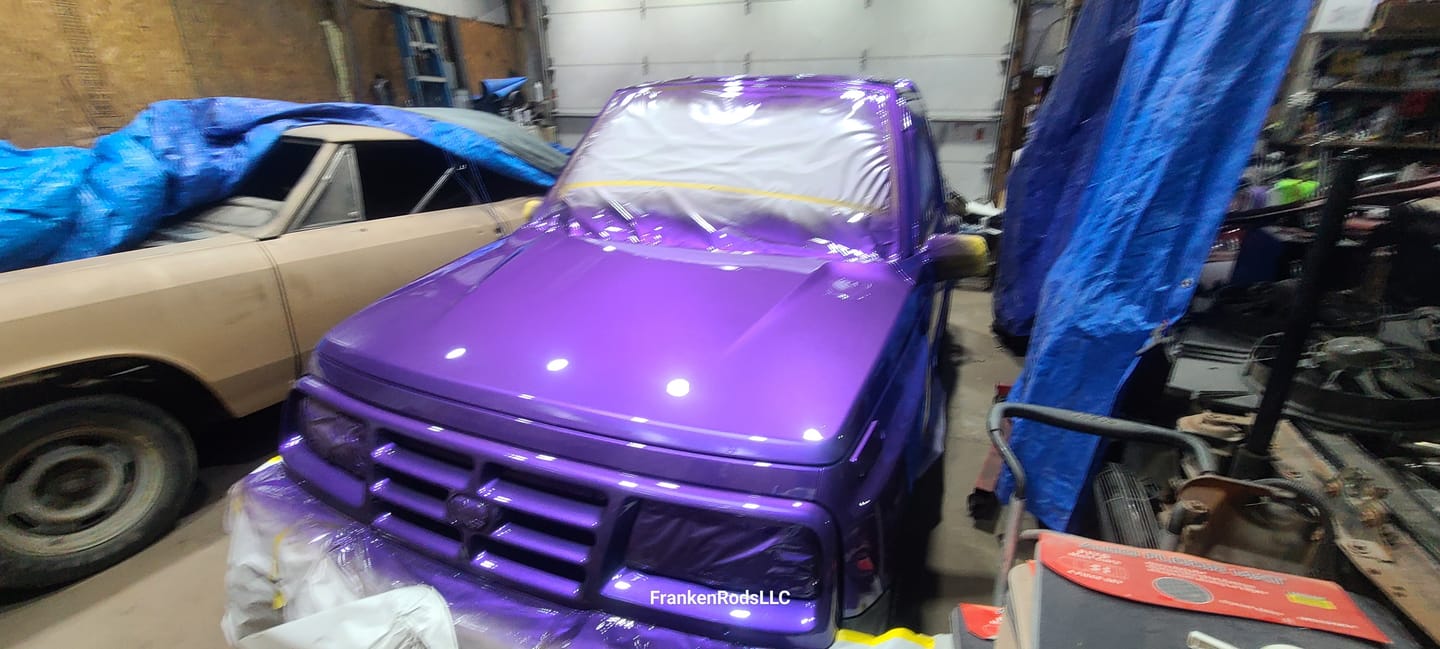Customer photo review of Electro-Violet Paint Basecoat Midcoat