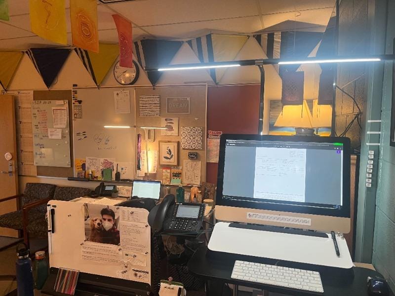 Customer photo review of Illum Desk Light: Versatile Webcam, Task & Ambient Lighting