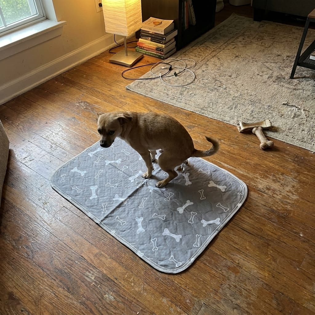 Customer photo review of Tapete Guia para perros