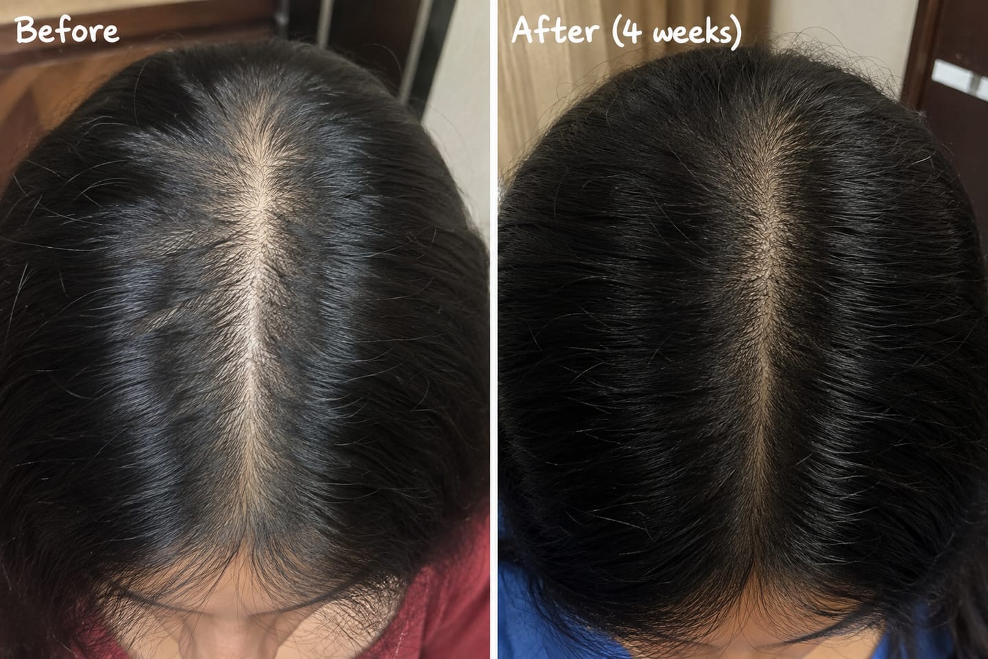 Customer photo review of ZERO HAIRFALL DUO