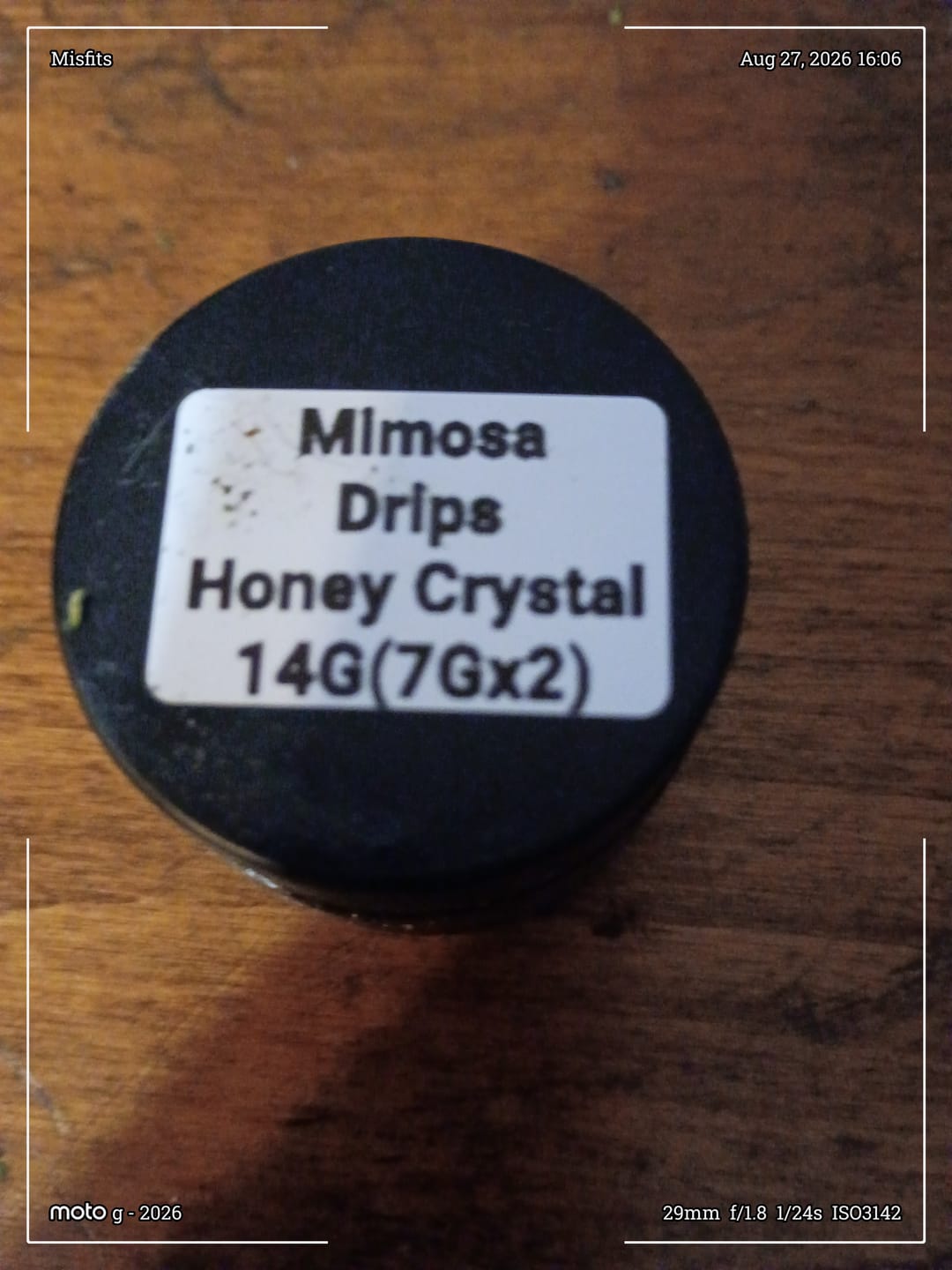 Customer photo review of Mimosa Drips 7G Honey Crystal (Buy 1 Get 1)