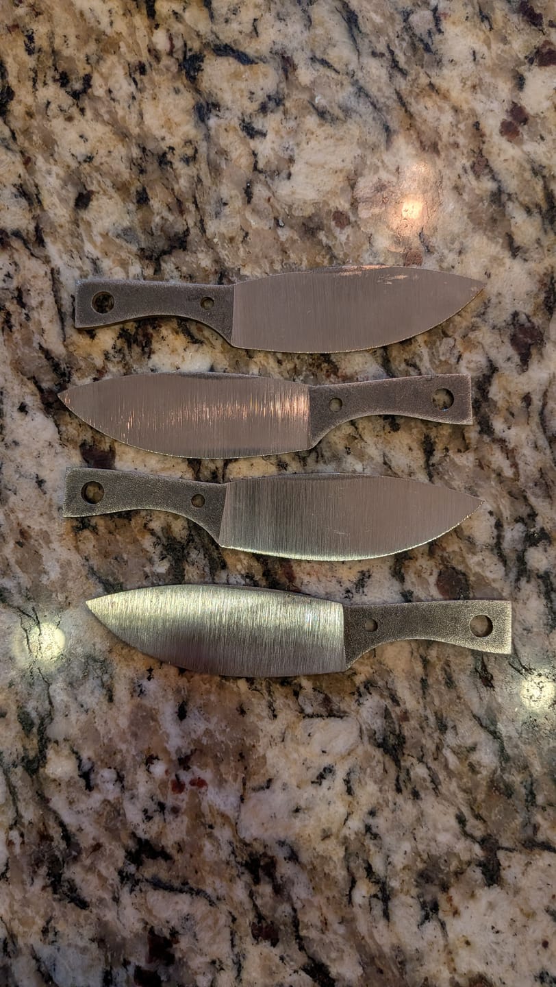 Customer photo review of 1" x 30" Sanding Belts for Stock Removal, 3 PACK