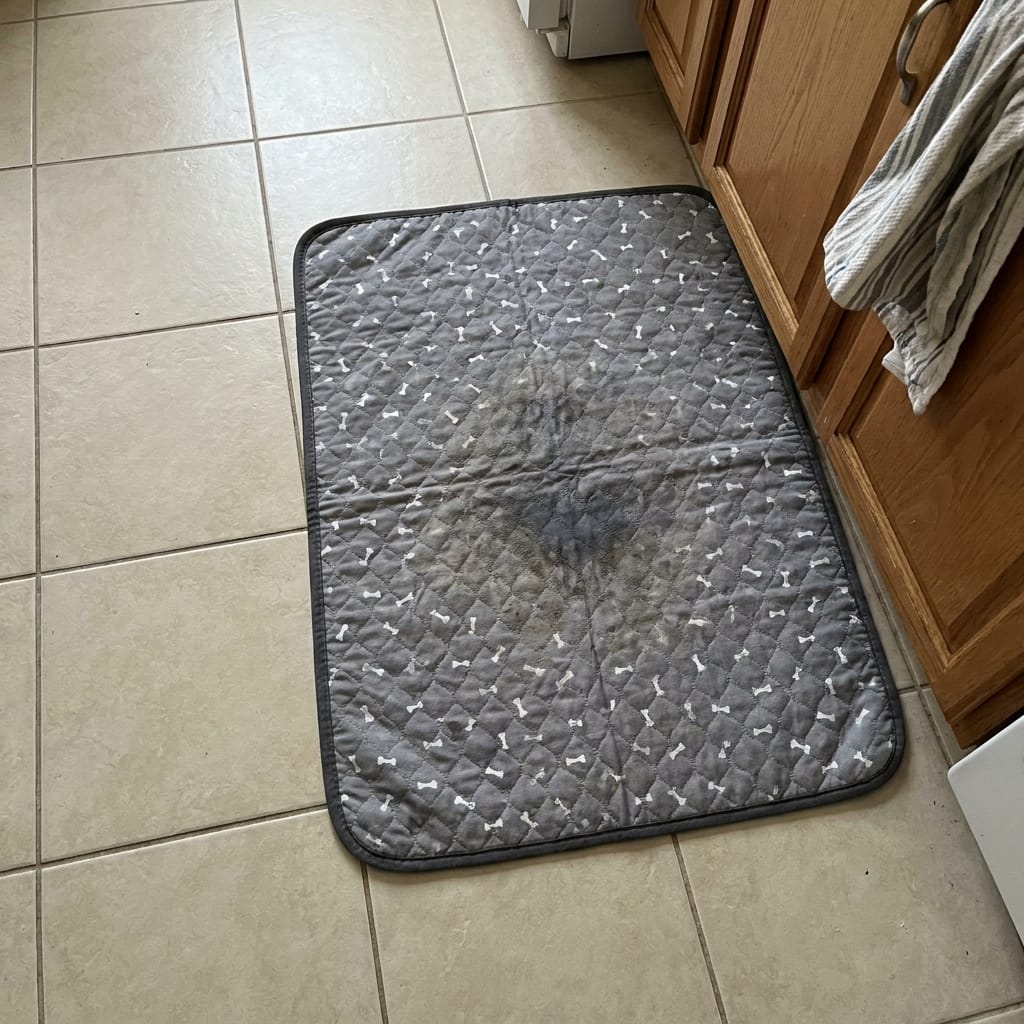 Customer photo review of Tapete Guia para perros