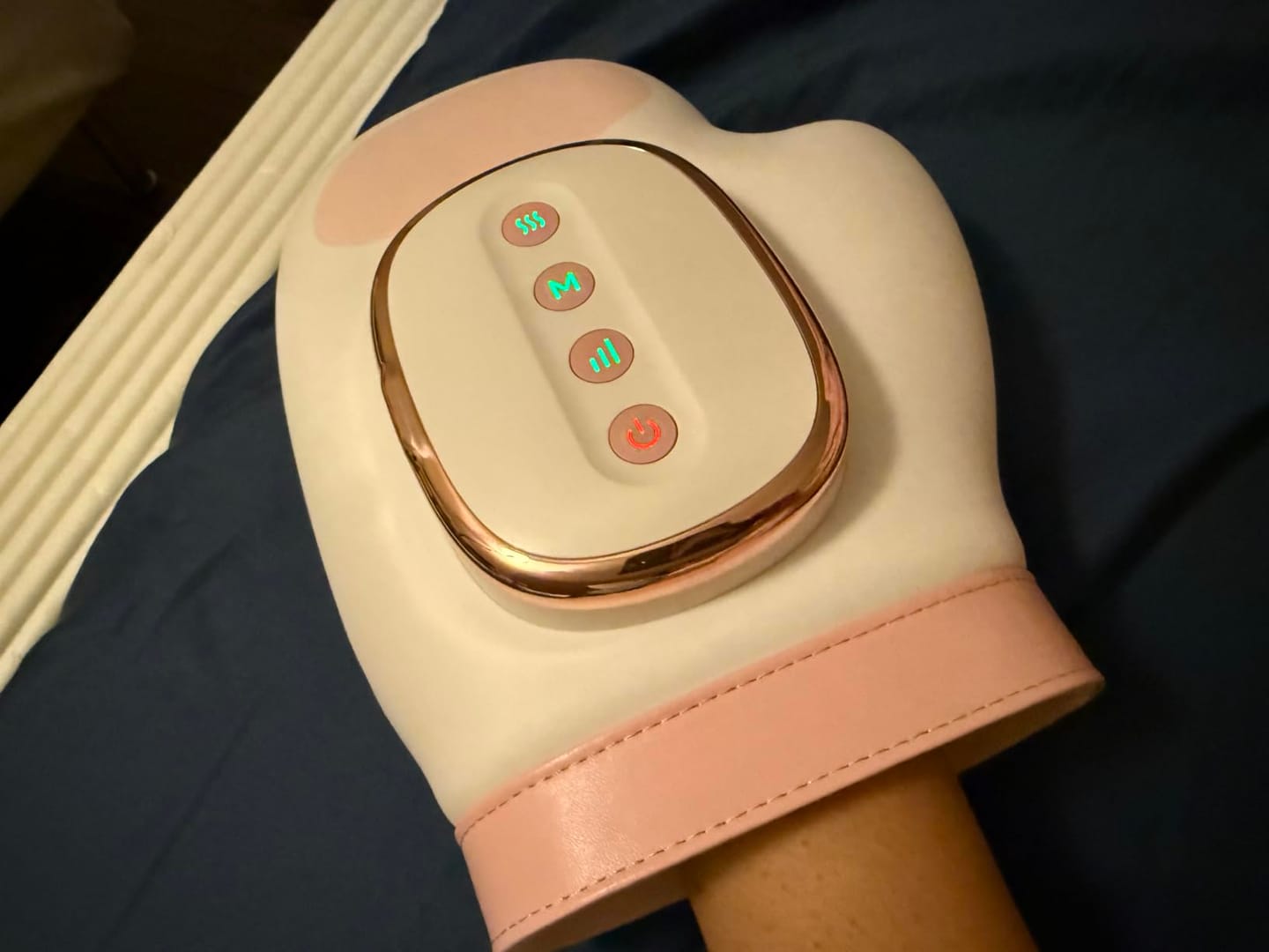 Customer photo review of BlissGlove™ – Warm Compression Comfort for Tired Hands.