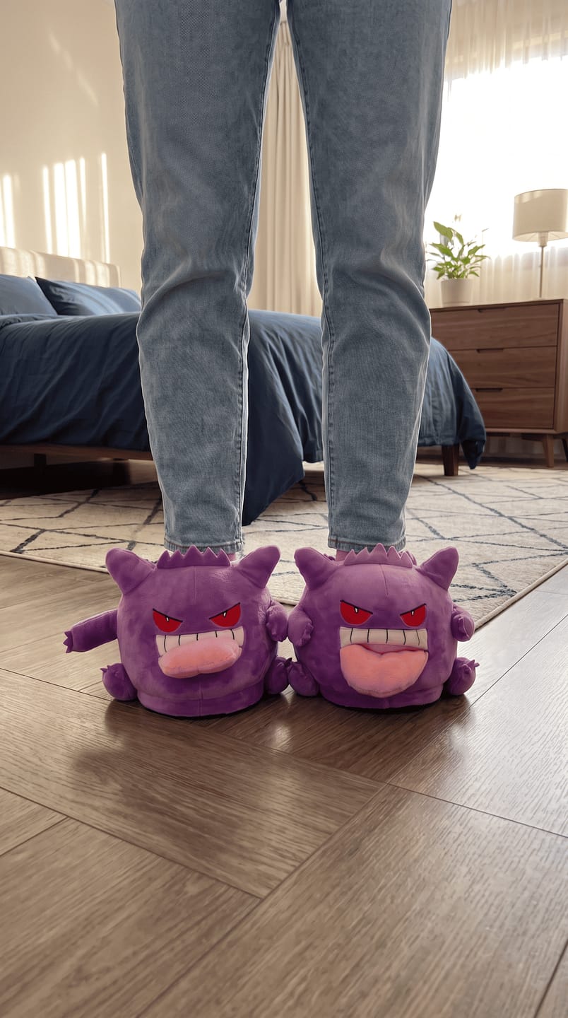 Customer photo review of Pantuflas Gengar