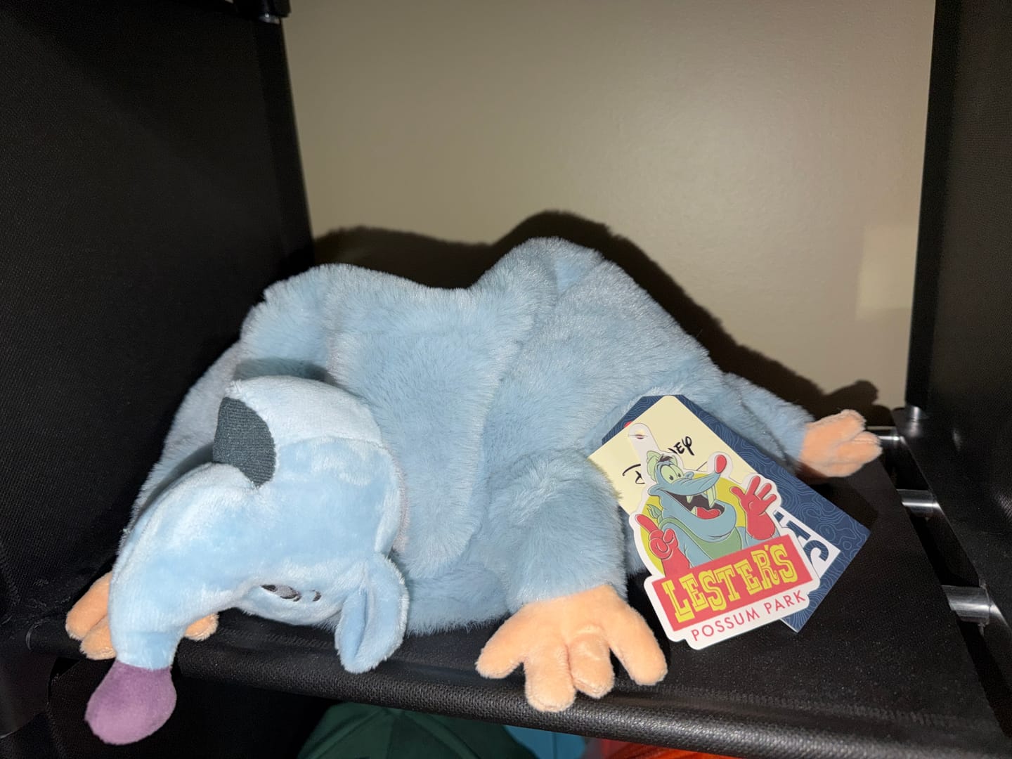 Customer photo review of Disney's A Goofy Movie "Lester's Possum Pal" – Plush Hat