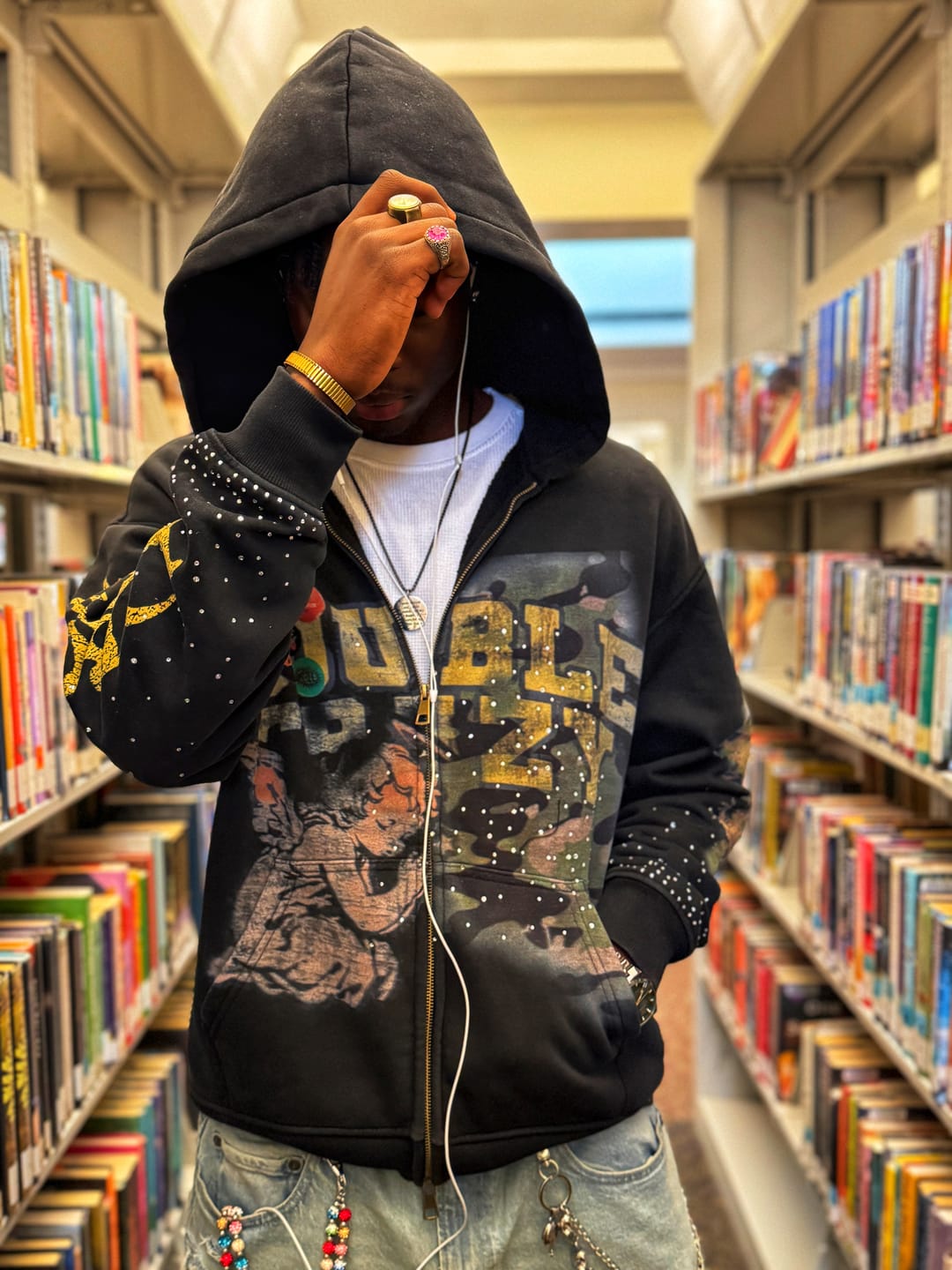 Customer photo review of Royal Angel Zip Hoodie-415