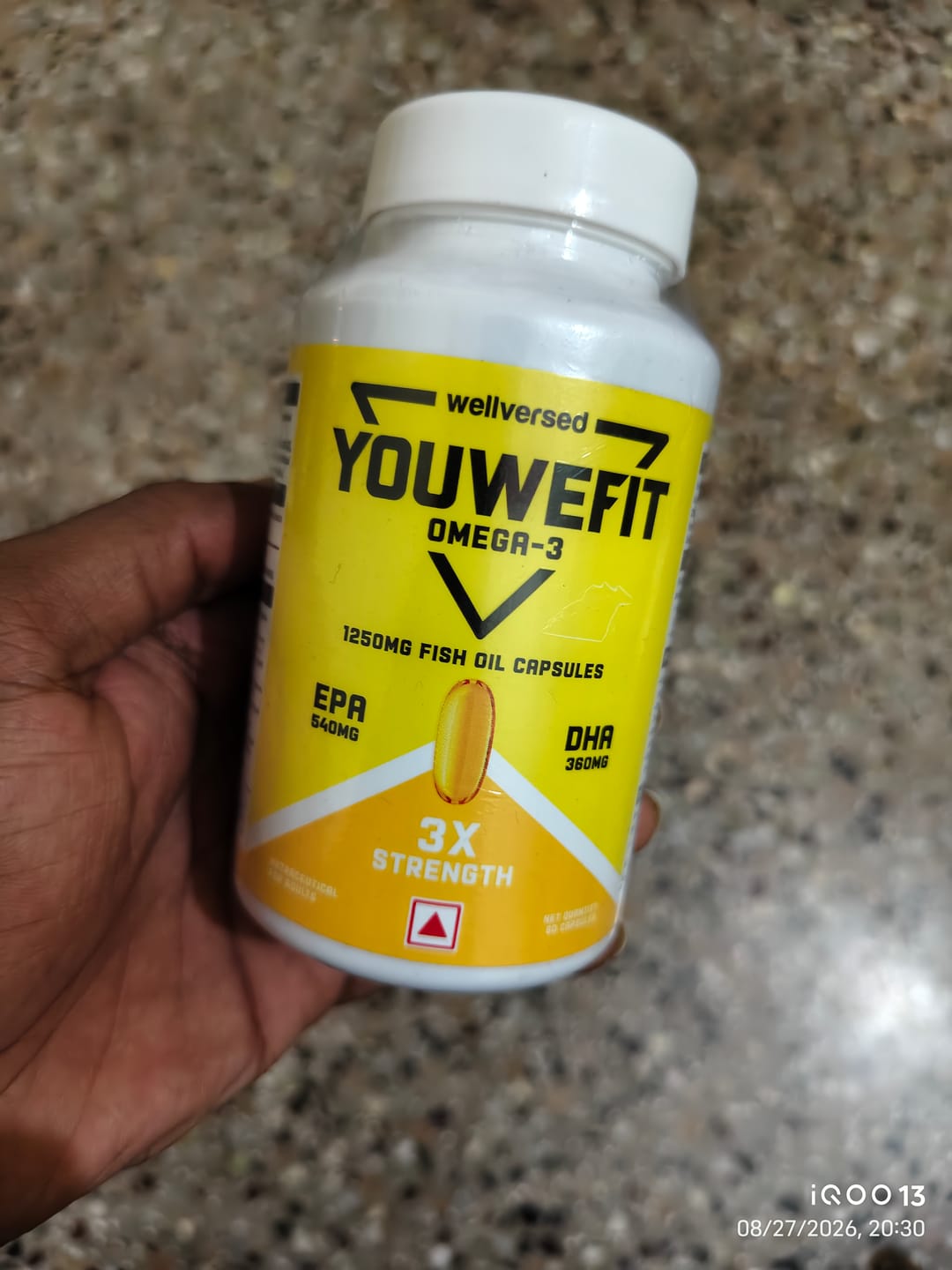 Customer photo review of YouWeFit Omega-3 Fish Oil (60 Capsules), 1250mg