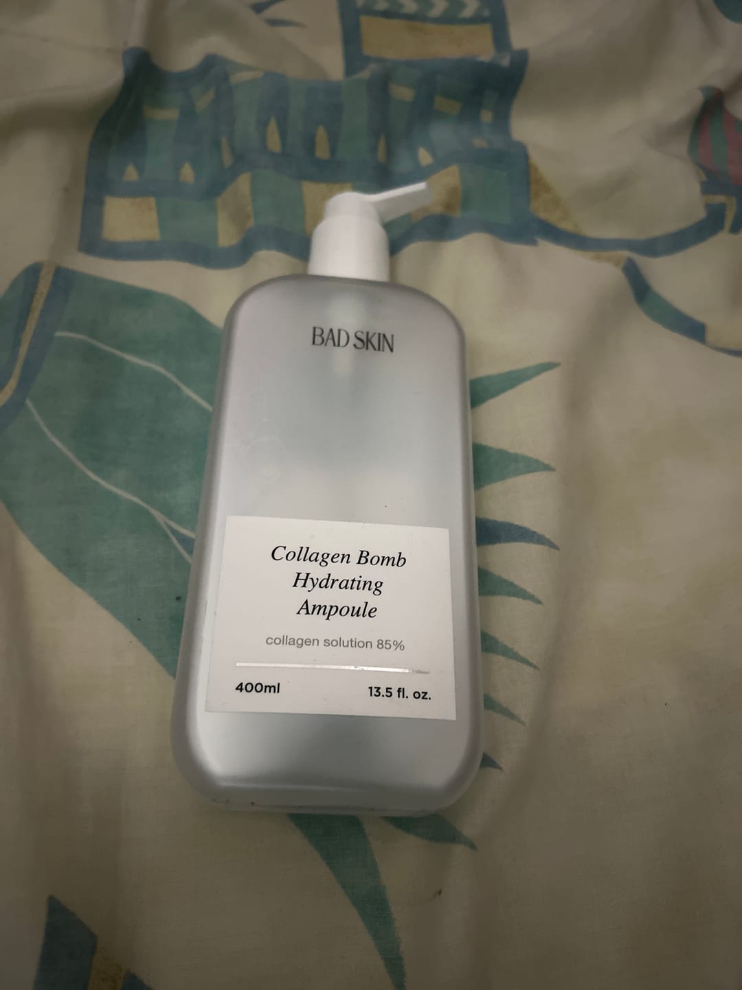 Customer photo review of Bad Skin™ Korean Collagen Bomb Hydrating Ampoule