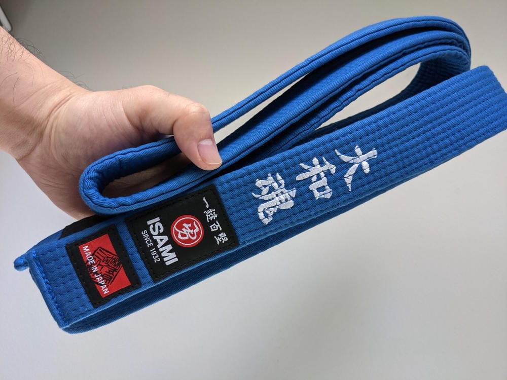 Customer photo review of Isami Blue Belt