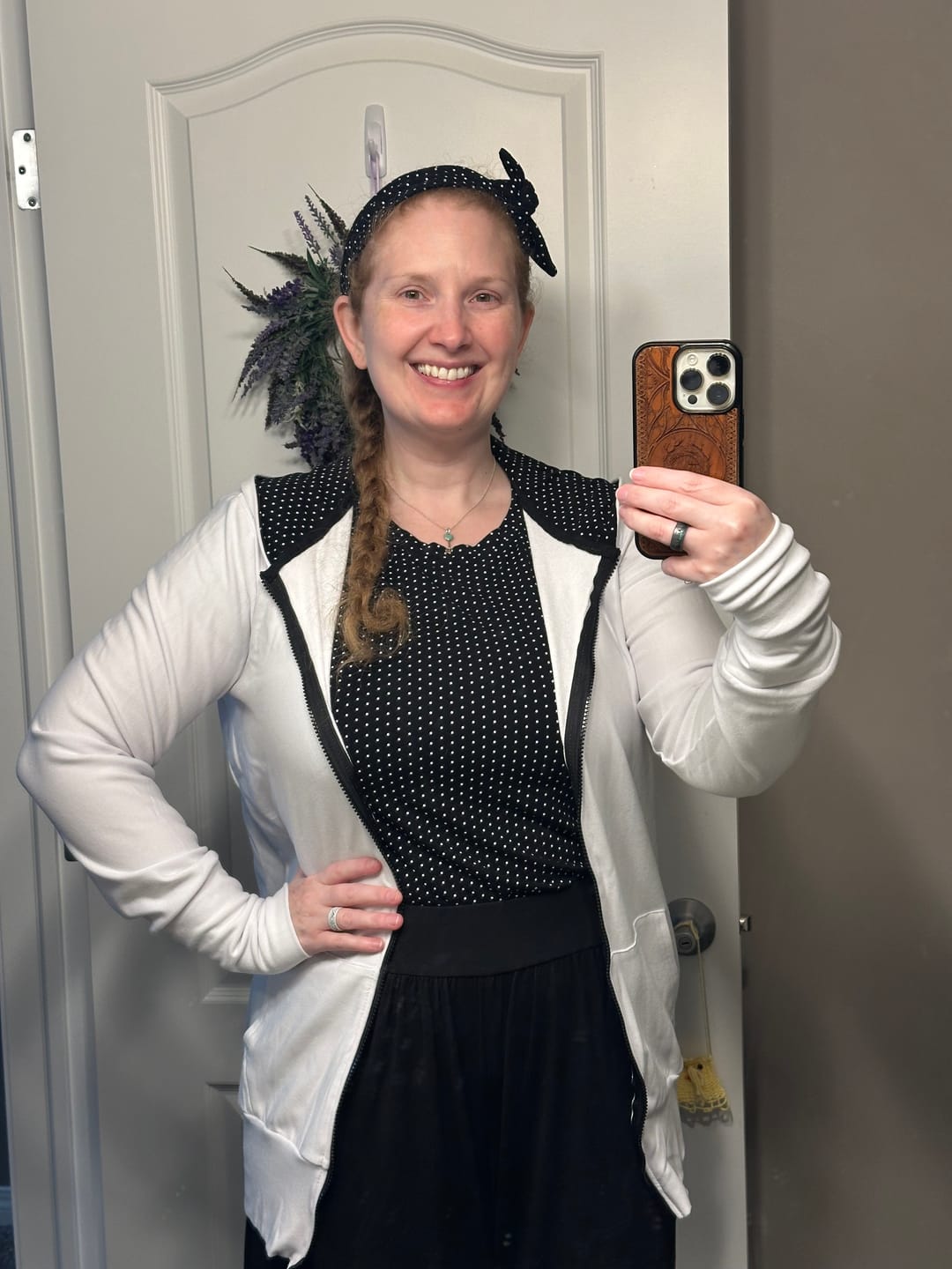 Customer photo review of *Pre-Sale* Zip Up Hoodie