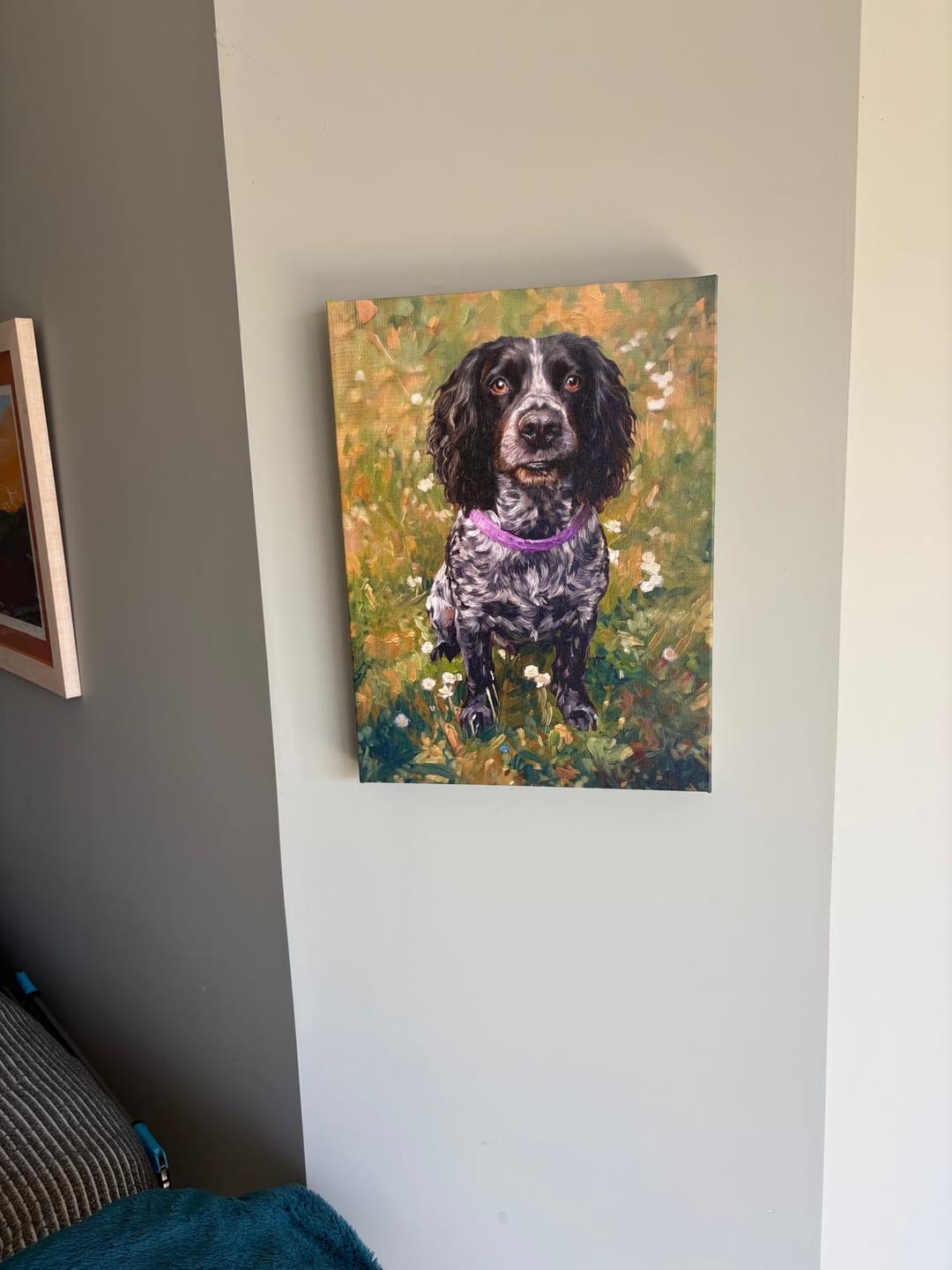 Customer photo review of Oil Masterpiece - Custom Pet Portrait