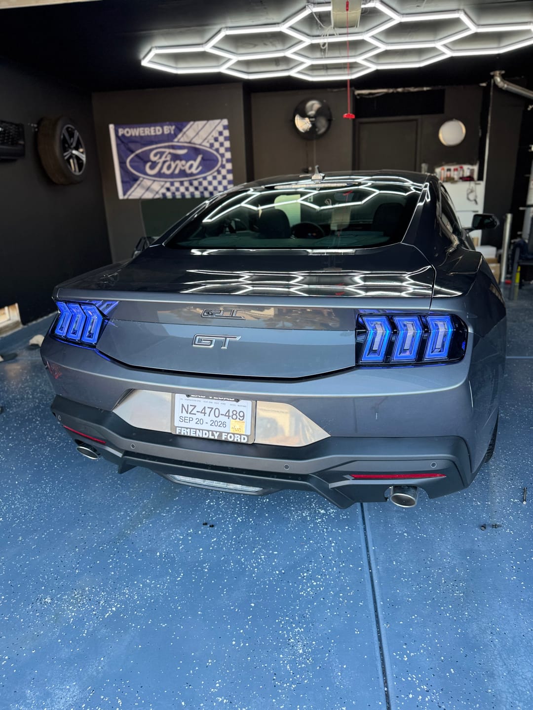 Customer photo review of 2024-2026 Mustang S650 Heritage-X™ RGB Taillights Amber Turn Signal Sequential w/ Animation