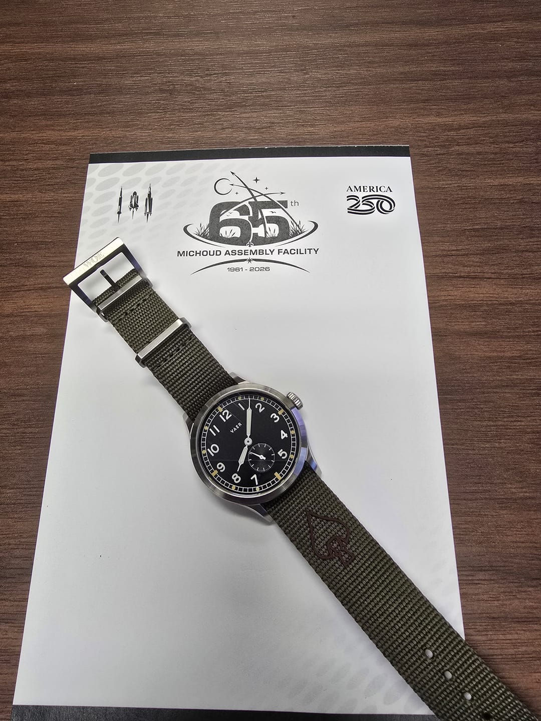 Customer photo review of NOFORN Single-Pass Watch Strap