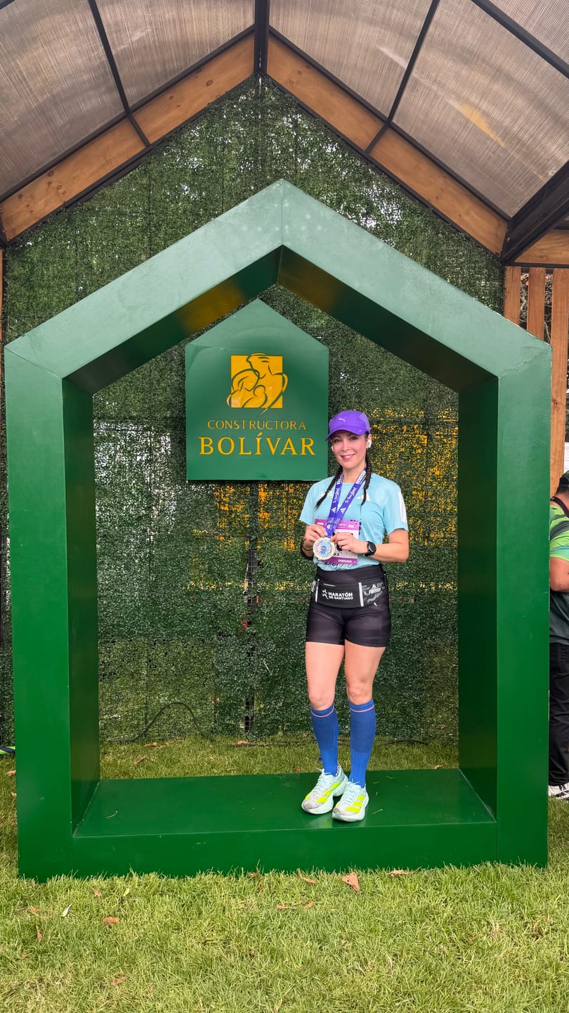 Customer photo review of Calcetin Runner de Compresion EVOLUTION Blue + Regalos