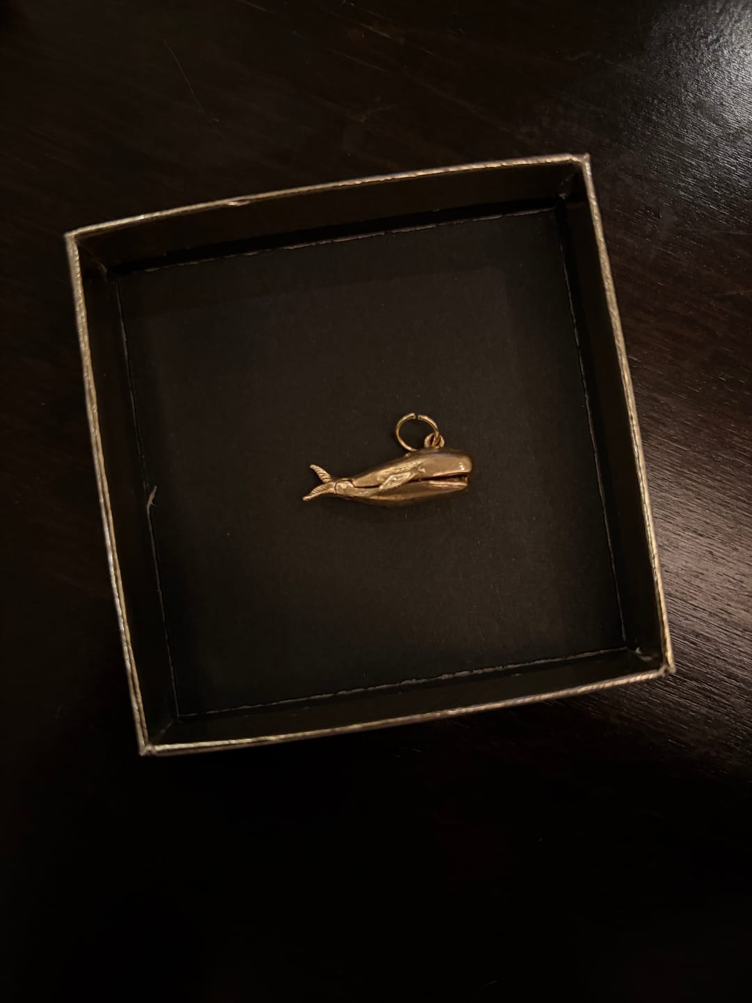 Customer photo review of gold charm
