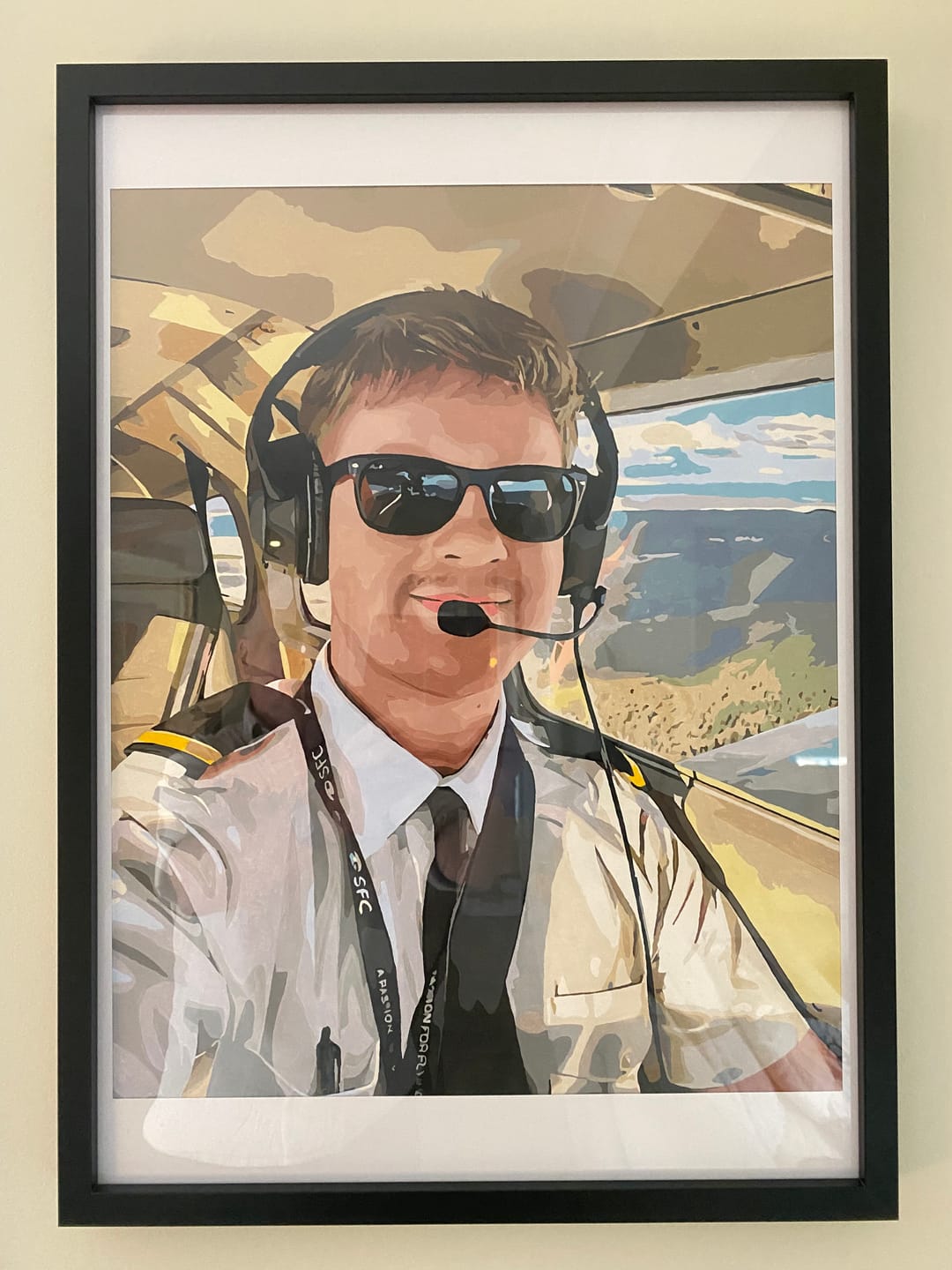 Customer photo review of Custom Paint By Numbers