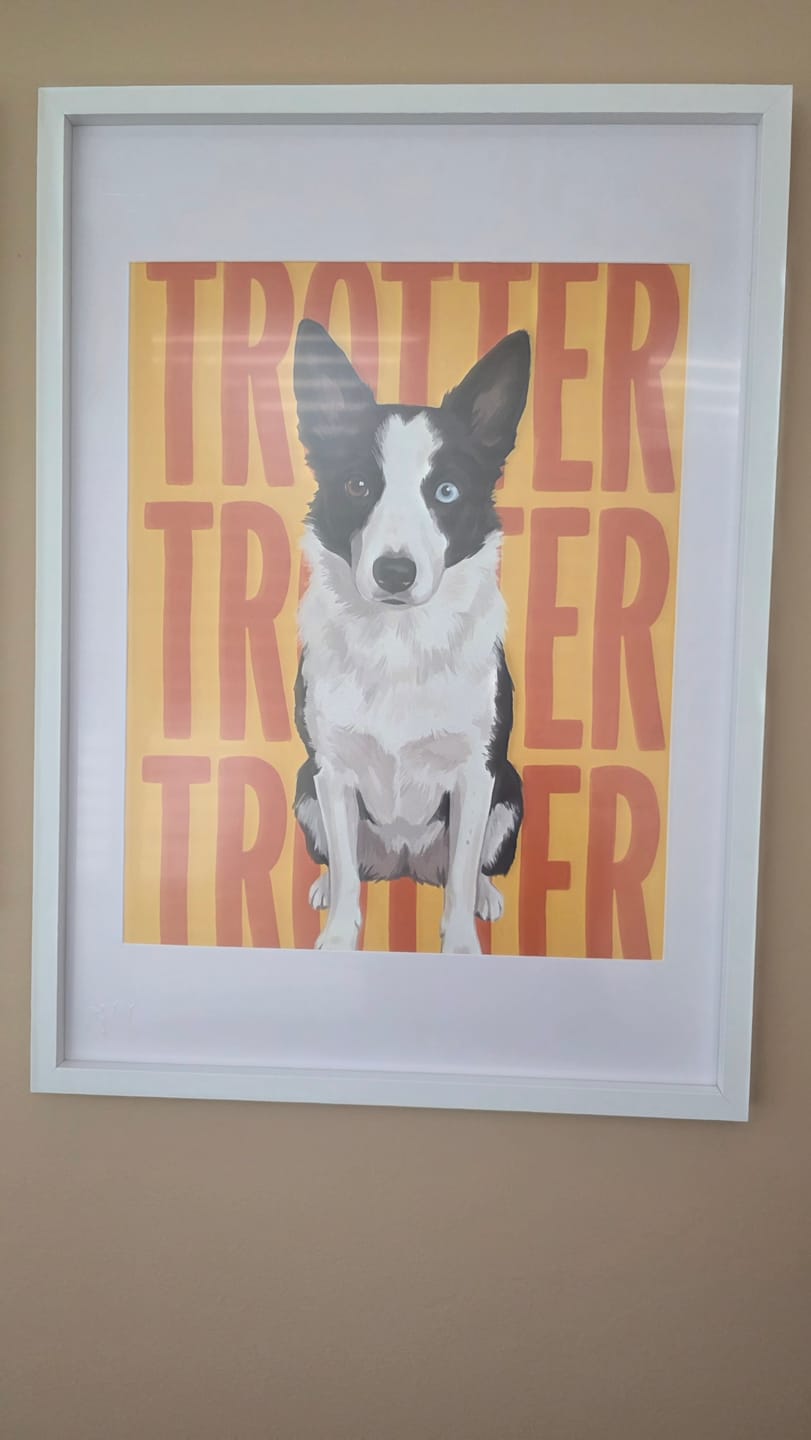 Customer photo review of Big Name - Personalised Poster