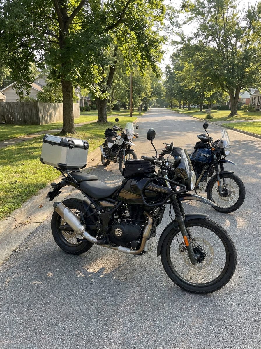 Customer photo review of 38L - Apex XL Royal Enfield Himalayan 450 Aluminum Top Case Silver