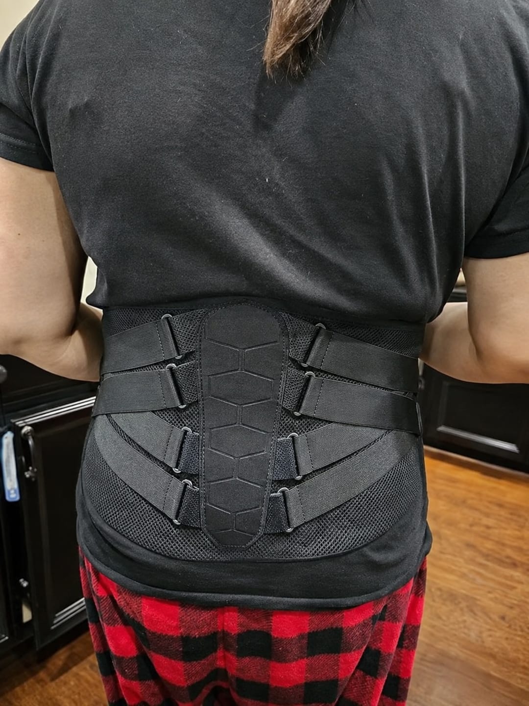 Customer photo review of LumbarPro™ - Soporte Lumbar para Motociclistas