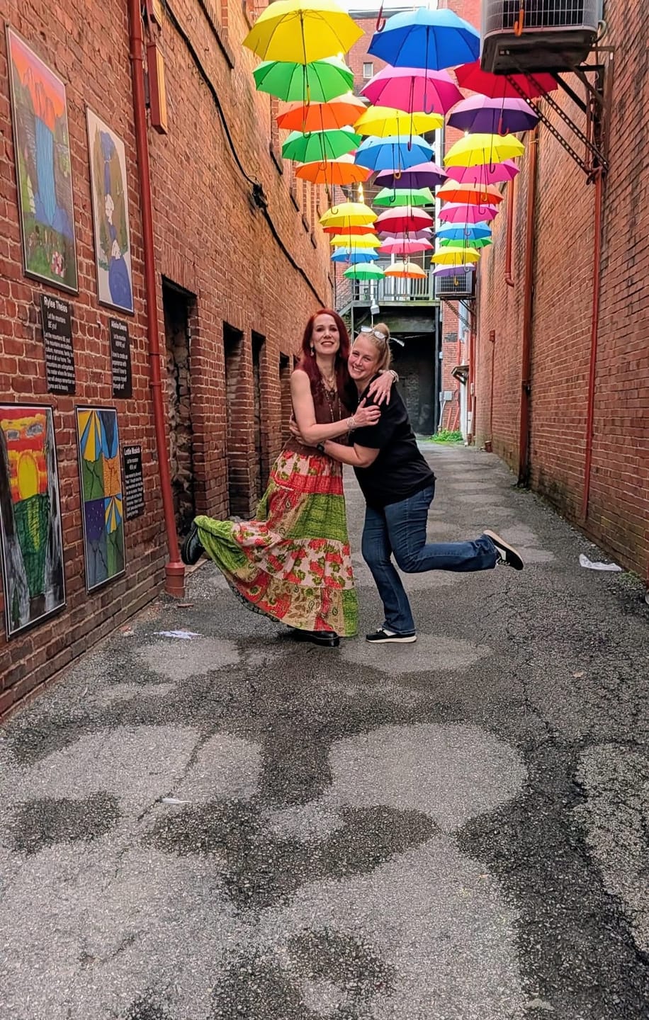 Customer photo review of Spellbound Kantha Maxi Skirt S (021)
