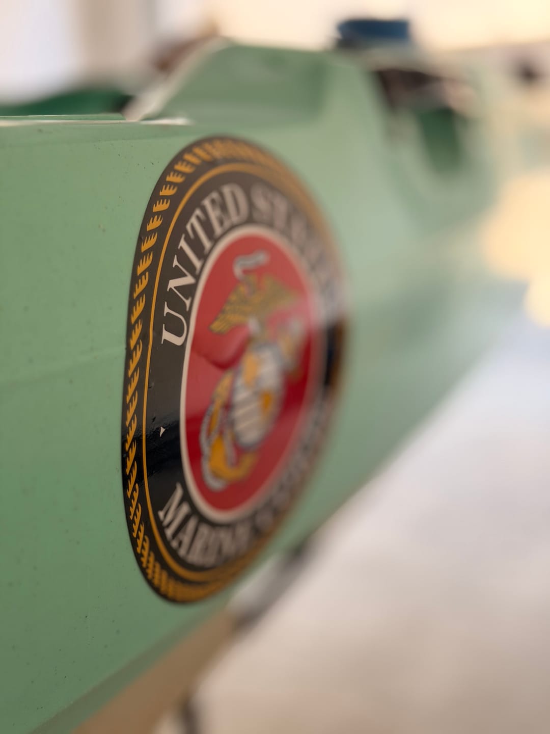 Customer photo review of Marines Vinyl Decal