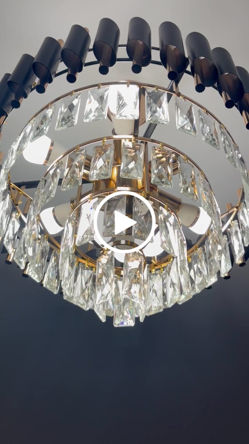 Customer video review of Candelabru Cristal BLACK PANTHER 400mm