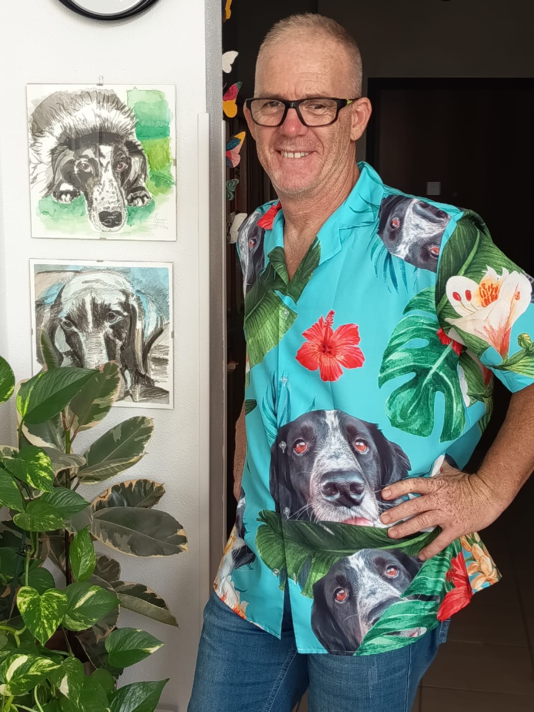 Customer photo review of La tua foto - Camicia hawaiana personalizzata