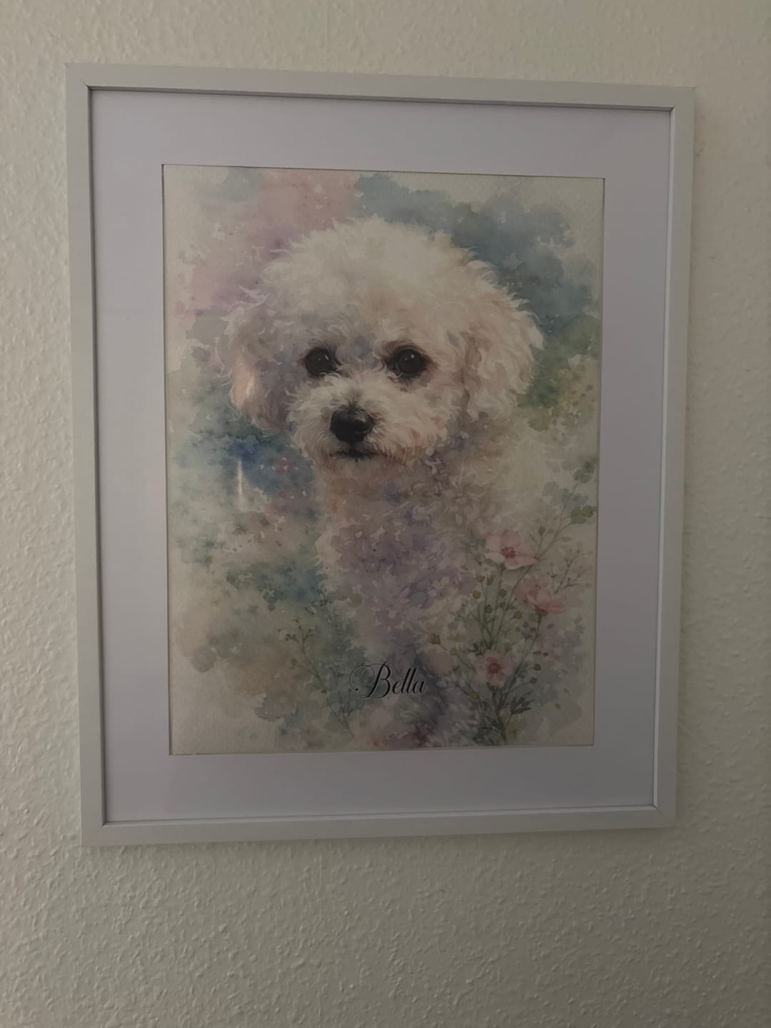 Customer photo review of Personalised Poster - Watercolour