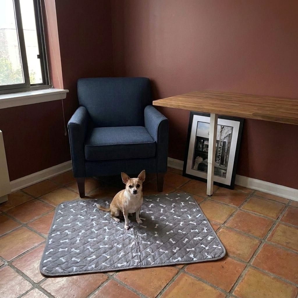 Customer photo review of Tapete Guia para perros