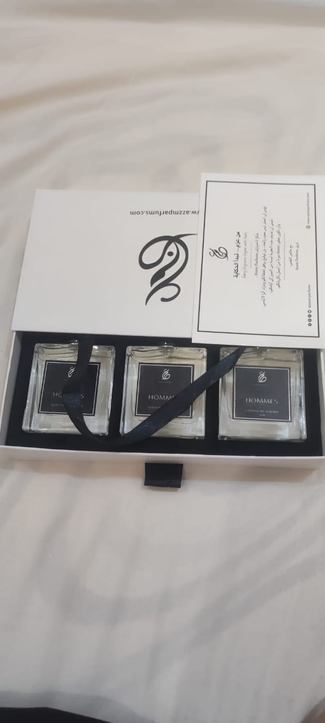 Customer photo review of Pack AZZM – 3 PARFUMS AU CHOIX