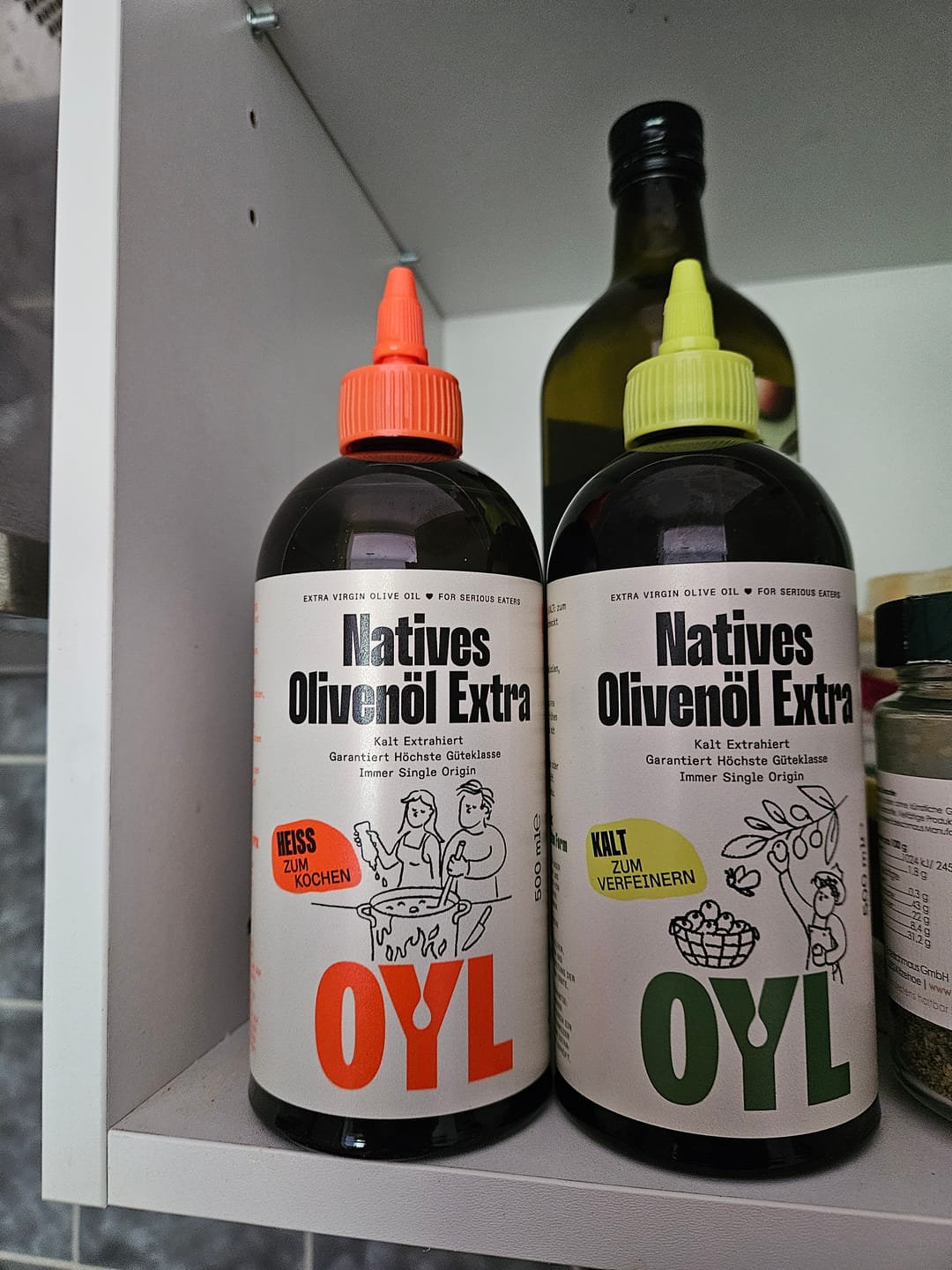 Customer photo review of OYL Olivenöl Trio - HEISS & KALT & HOT STUFF