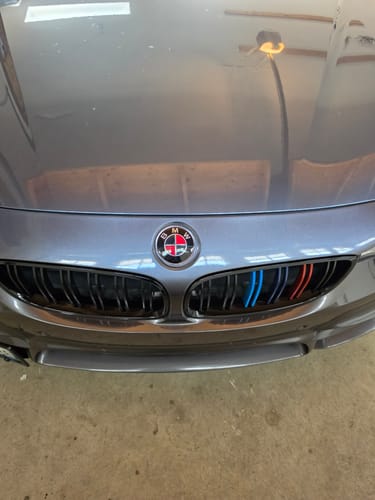 Customer photo review of BMW EMBLEM BADGES - RED & BLACK
