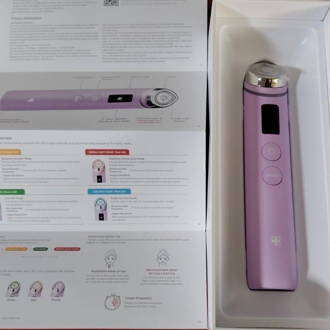 Customer photo review of MEDICUBE - AGE-R Booster PRO EX | Beauty Tool