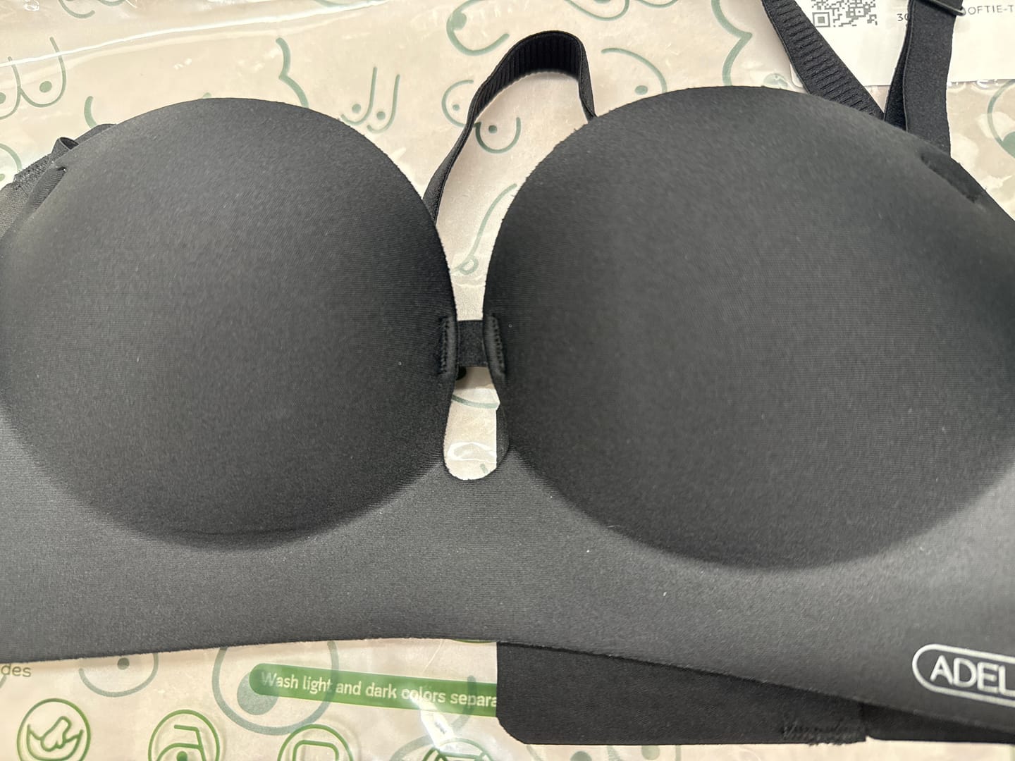 Customer photo review of Ultra Softie 3.0 Push Up & Seamless Multi-way Bra In Black