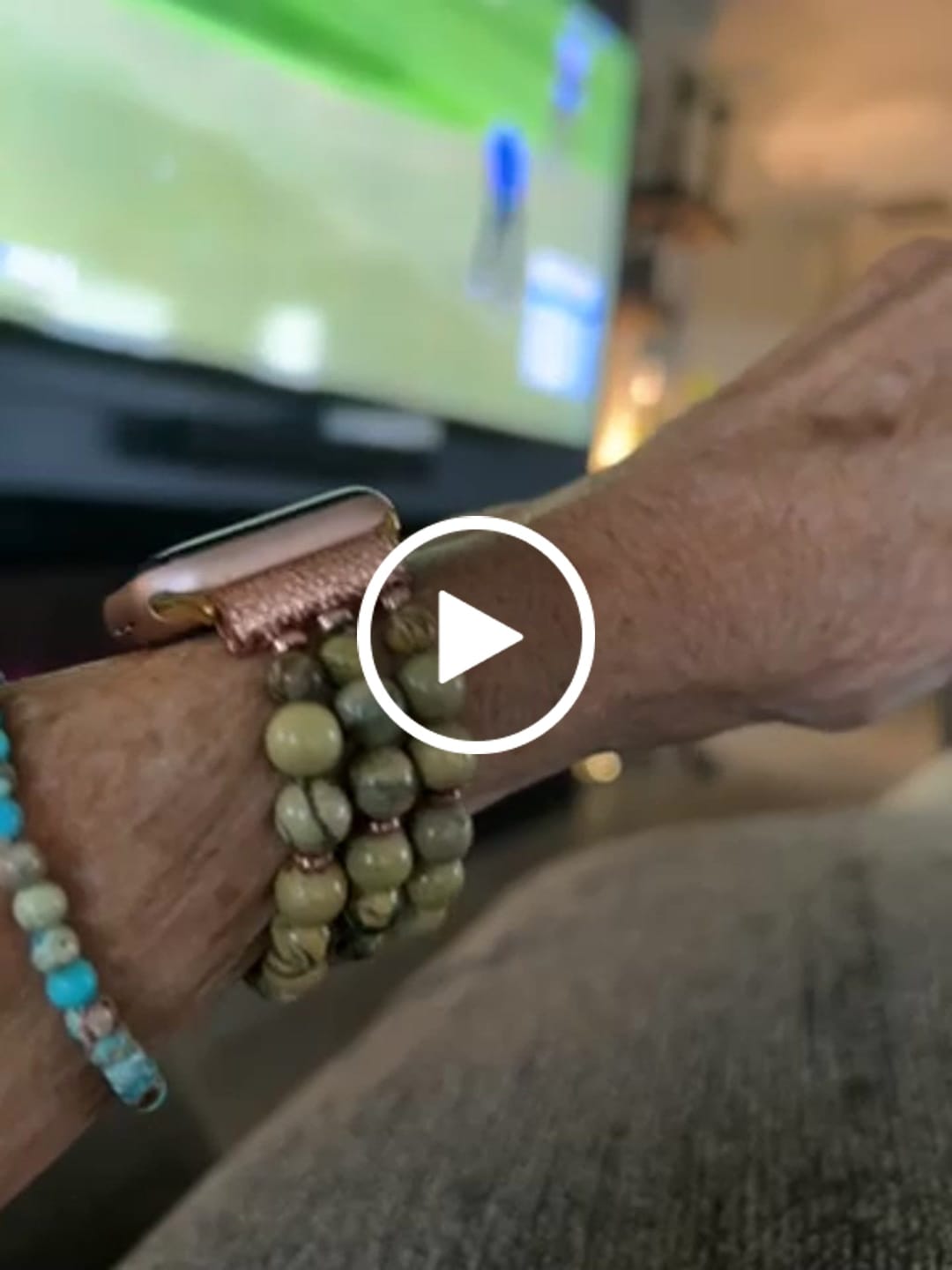 Customer video review of Forest Meadow Draconite Stretch Watch Strap