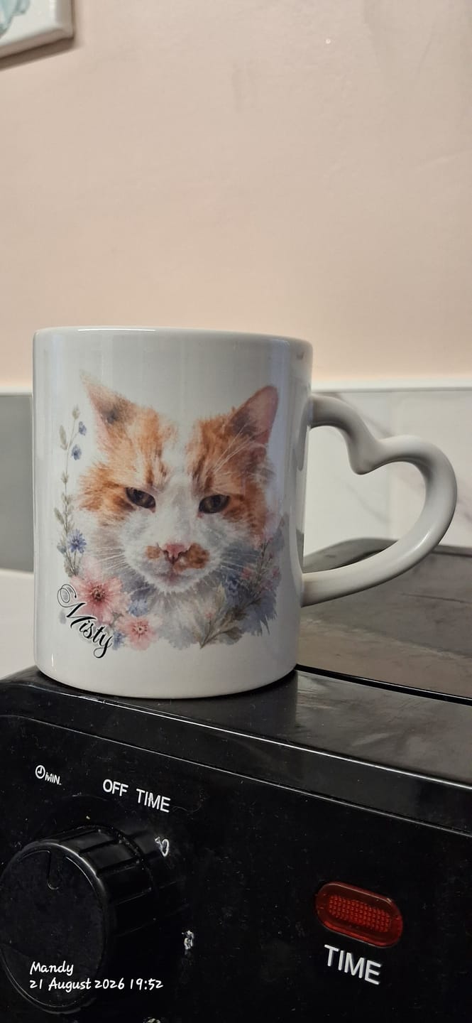 Customer photo review of Watercolour - Personalised Mug