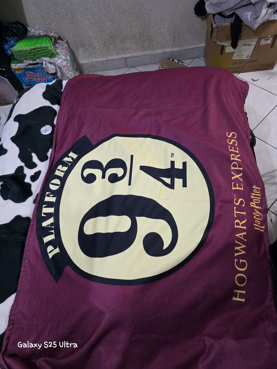 Customer photo review of Toalla Harry Potter Hogwarts Express