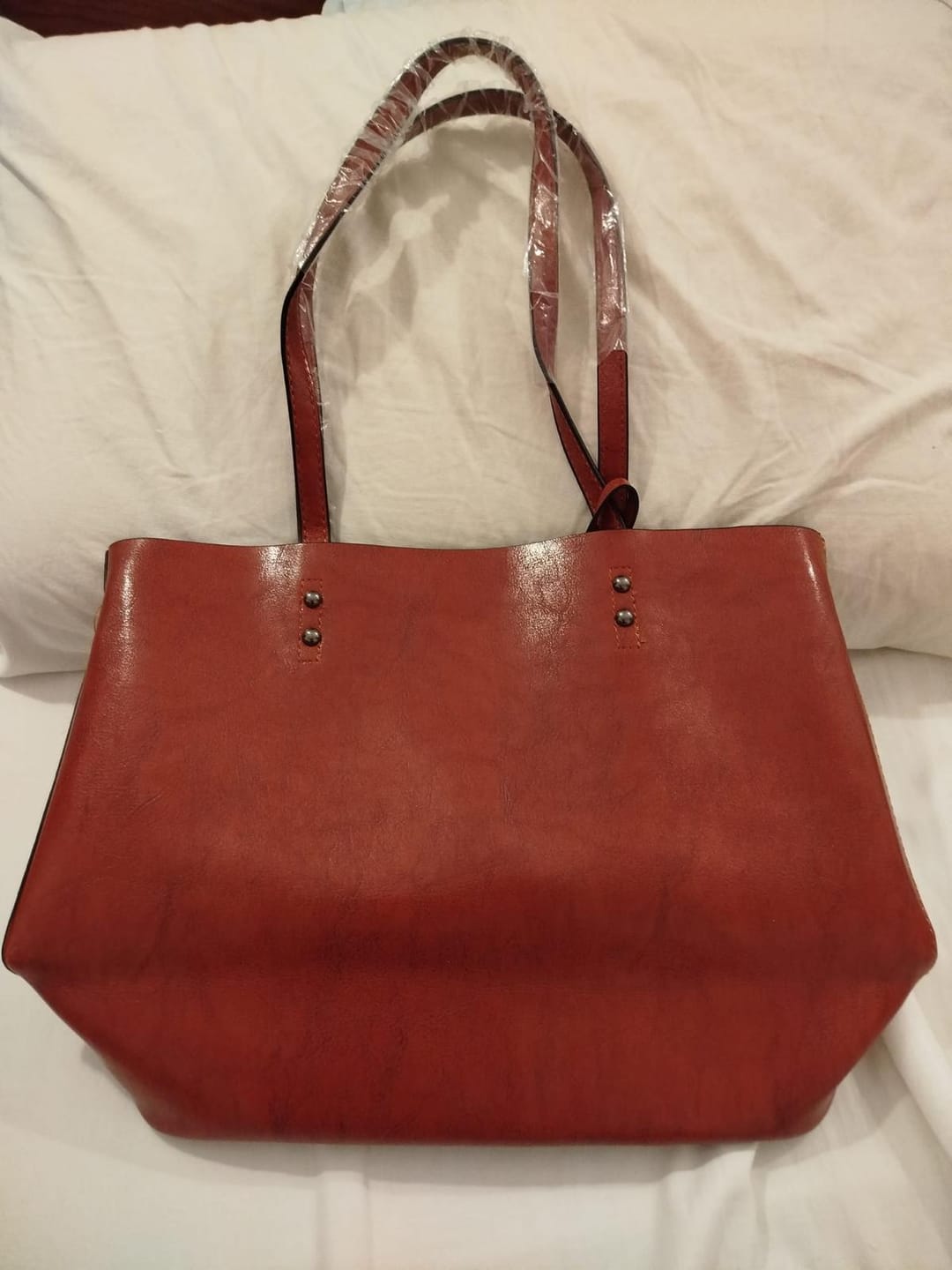Customer photo review of Sac Cabas Cuir Angelina