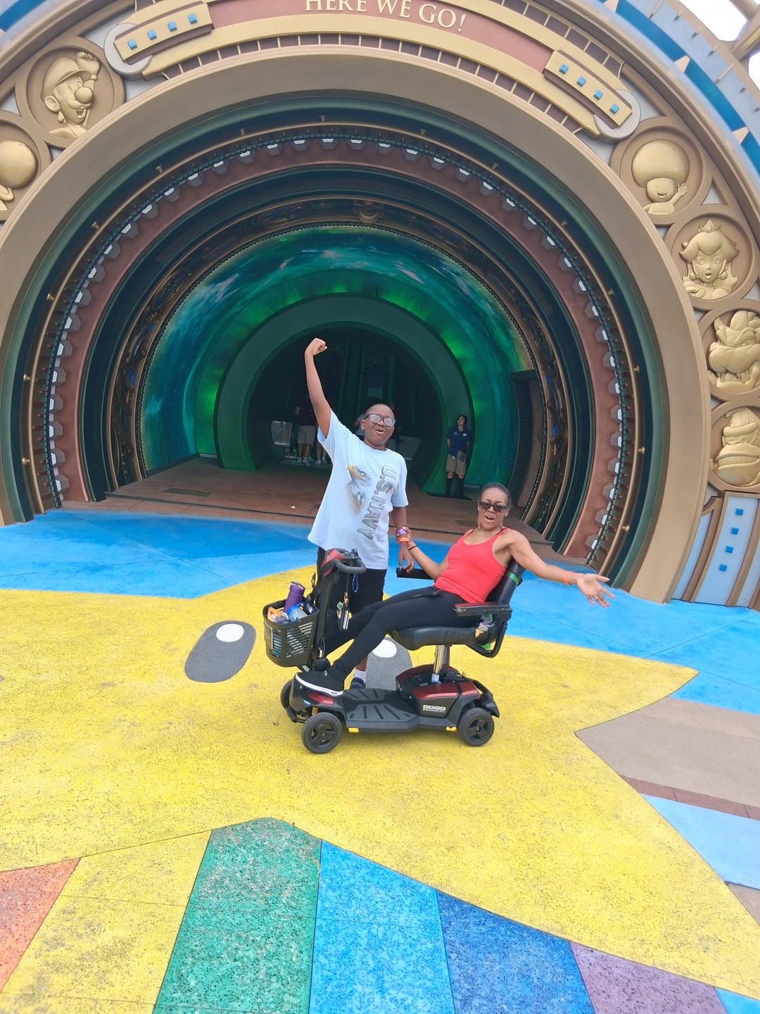 Customer photo review of Multiday Mobility & ECV Foldable Travel Scooter Rental 300 Pound Capacity (3 or more days)