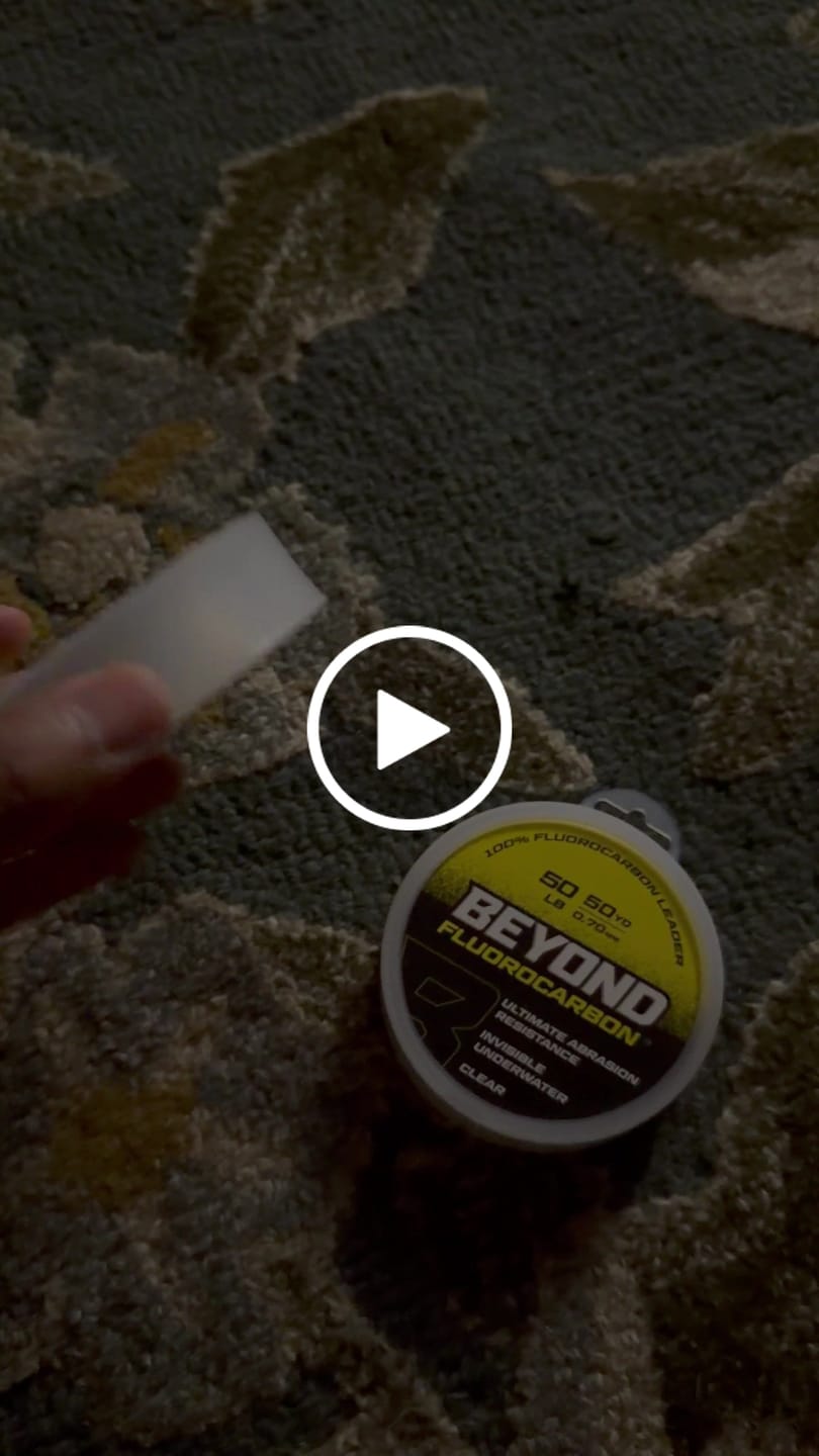 Customer video review of Beyond Fluorocarbon Leader Material 50YD  Clear