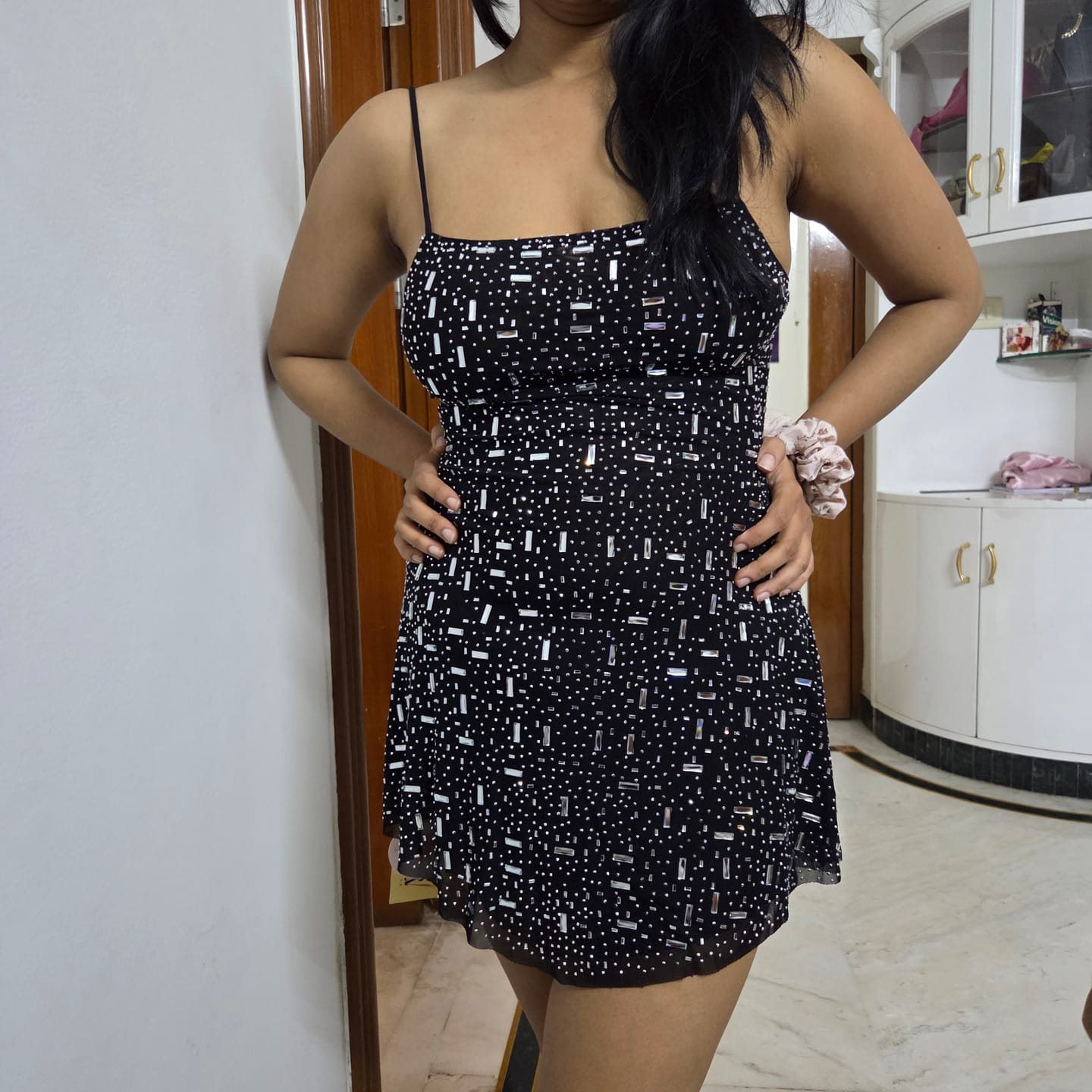 Customer photo review of Kamilla Embellished Party Dress