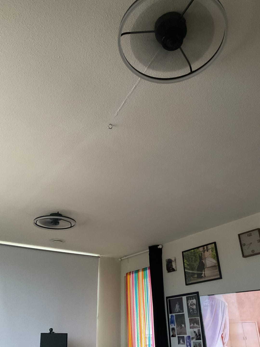 Customer photo review of 50cm Dimmable Ceiling Fan Light with Remote and Six Speeds