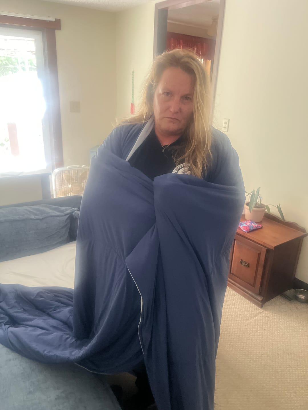 Customer photo review of CloudCool™ Cooling Comforter