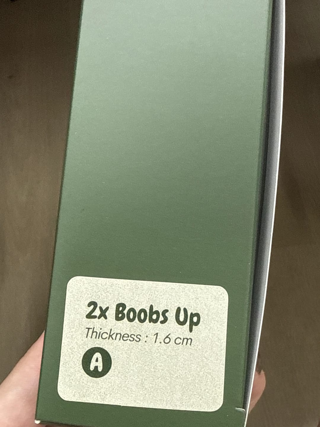 Customer photo review of 2X Boobs Up Nubra In Skin (1.6 cm)