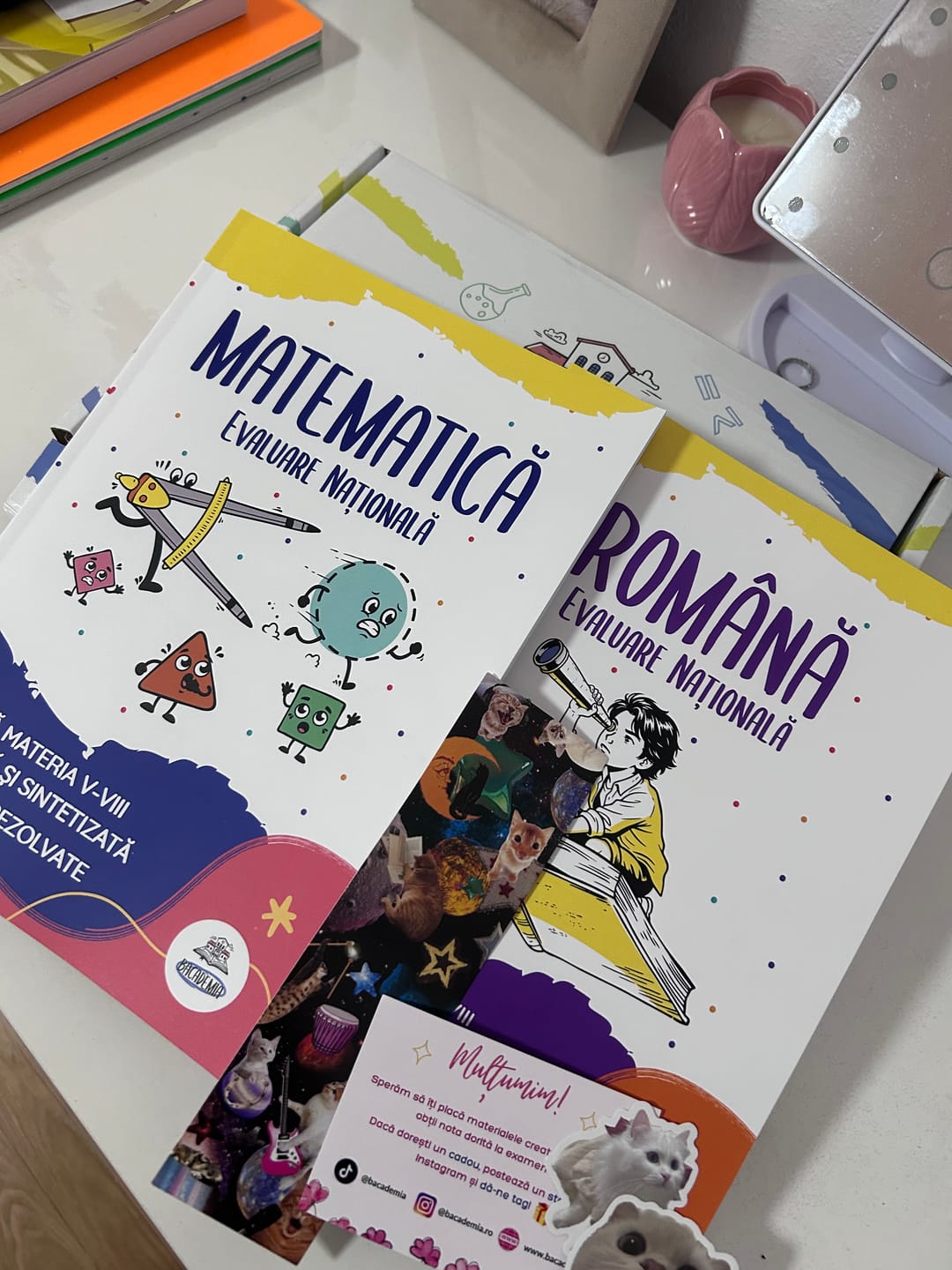 Customer photo review of Pachet Evaluare Națională (Română + Matematică) Bacademia