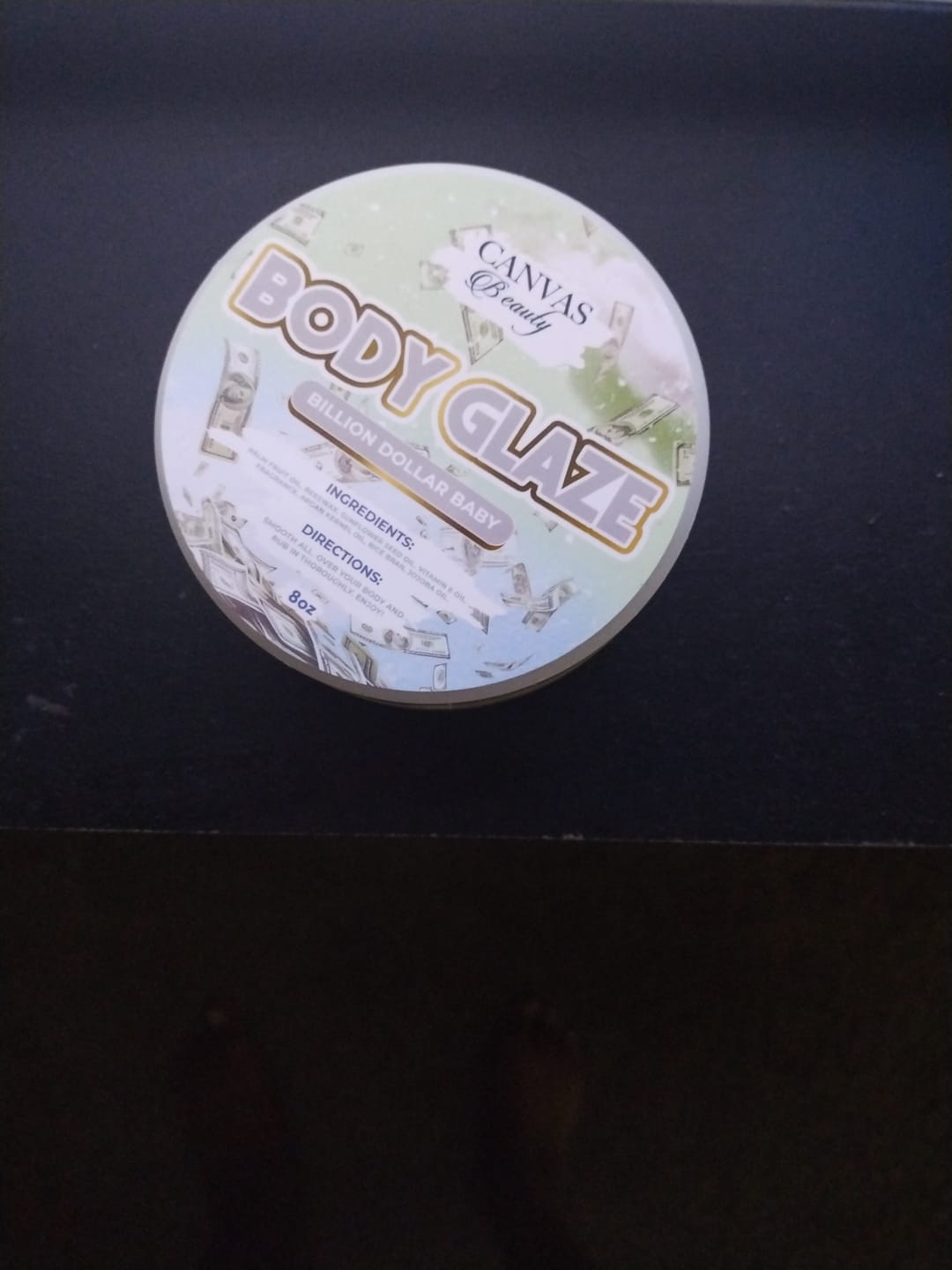 Customer photo review of BODY GLAZE: BILLION DOLLAR BABY
