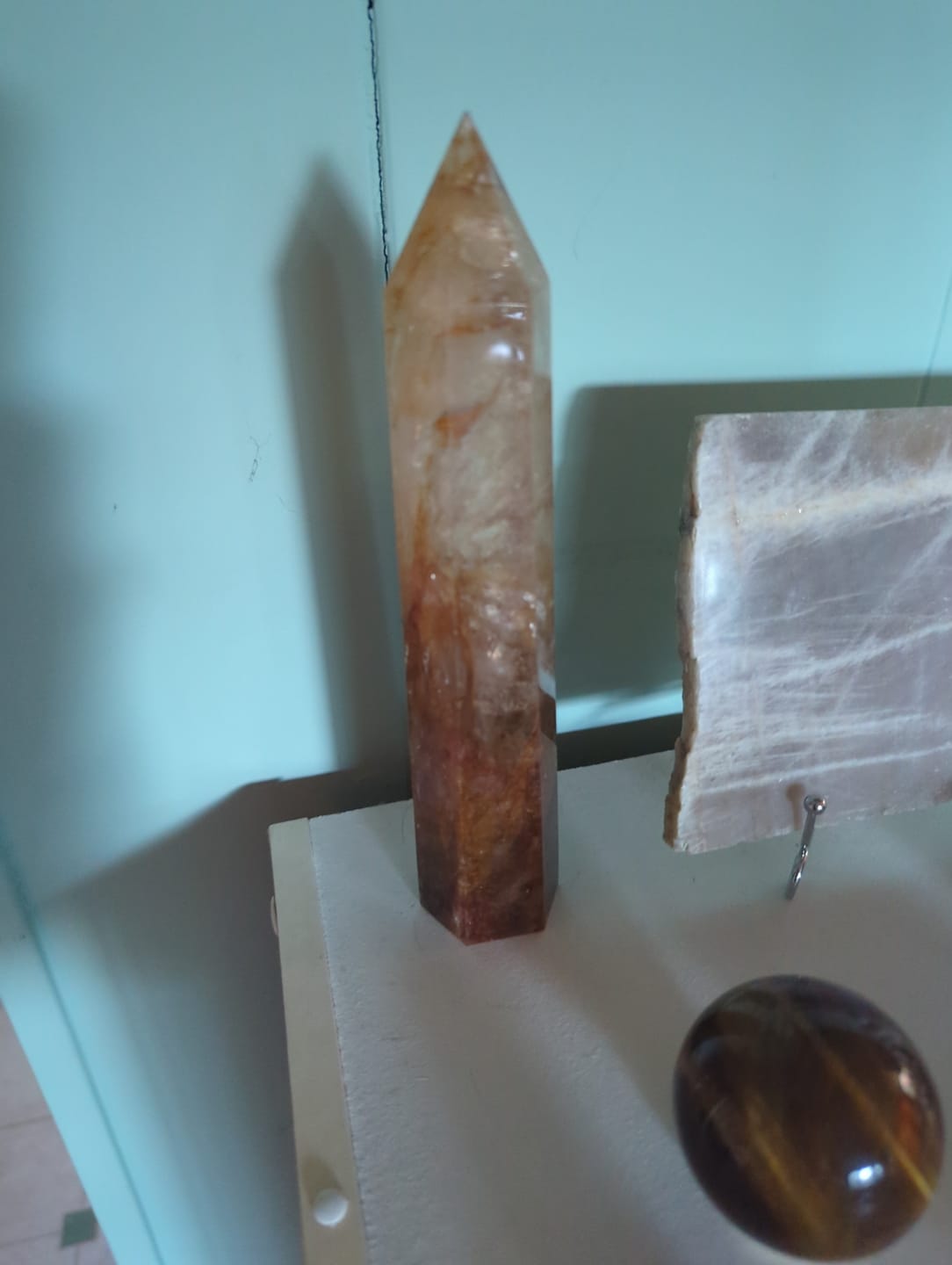 Customer photo review of Unique,A Slightly Imperfect Natural Golden Healer Point