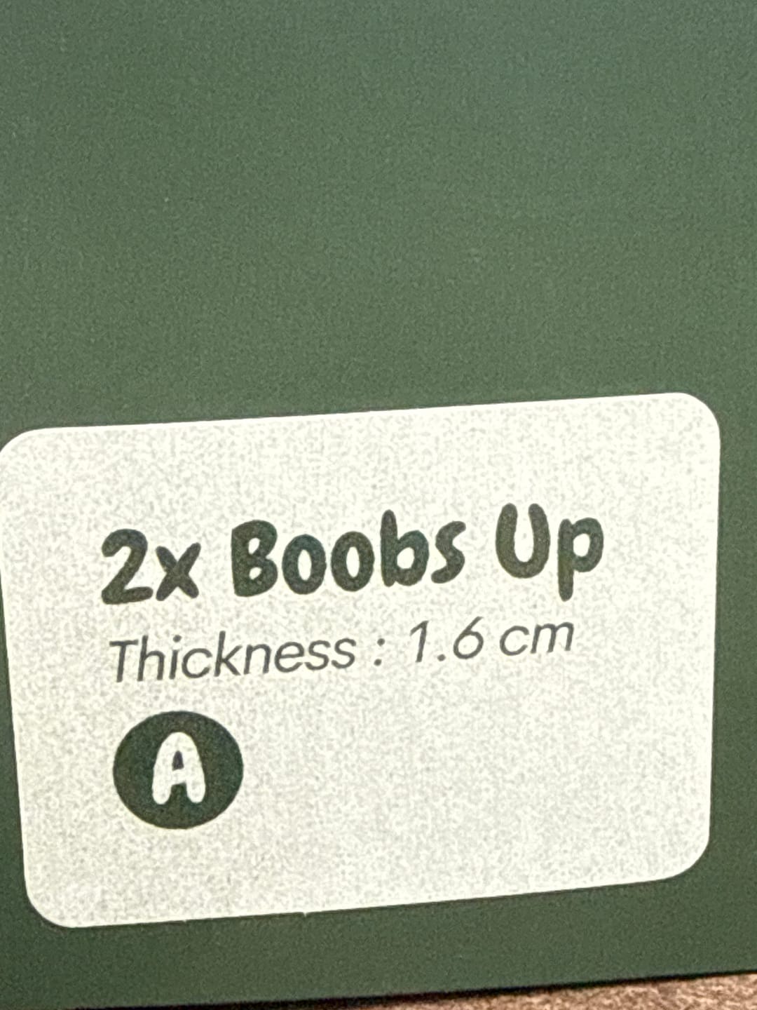 Customer photo review of 2X Boobs Up Nubra In Skin (1.6 cm)